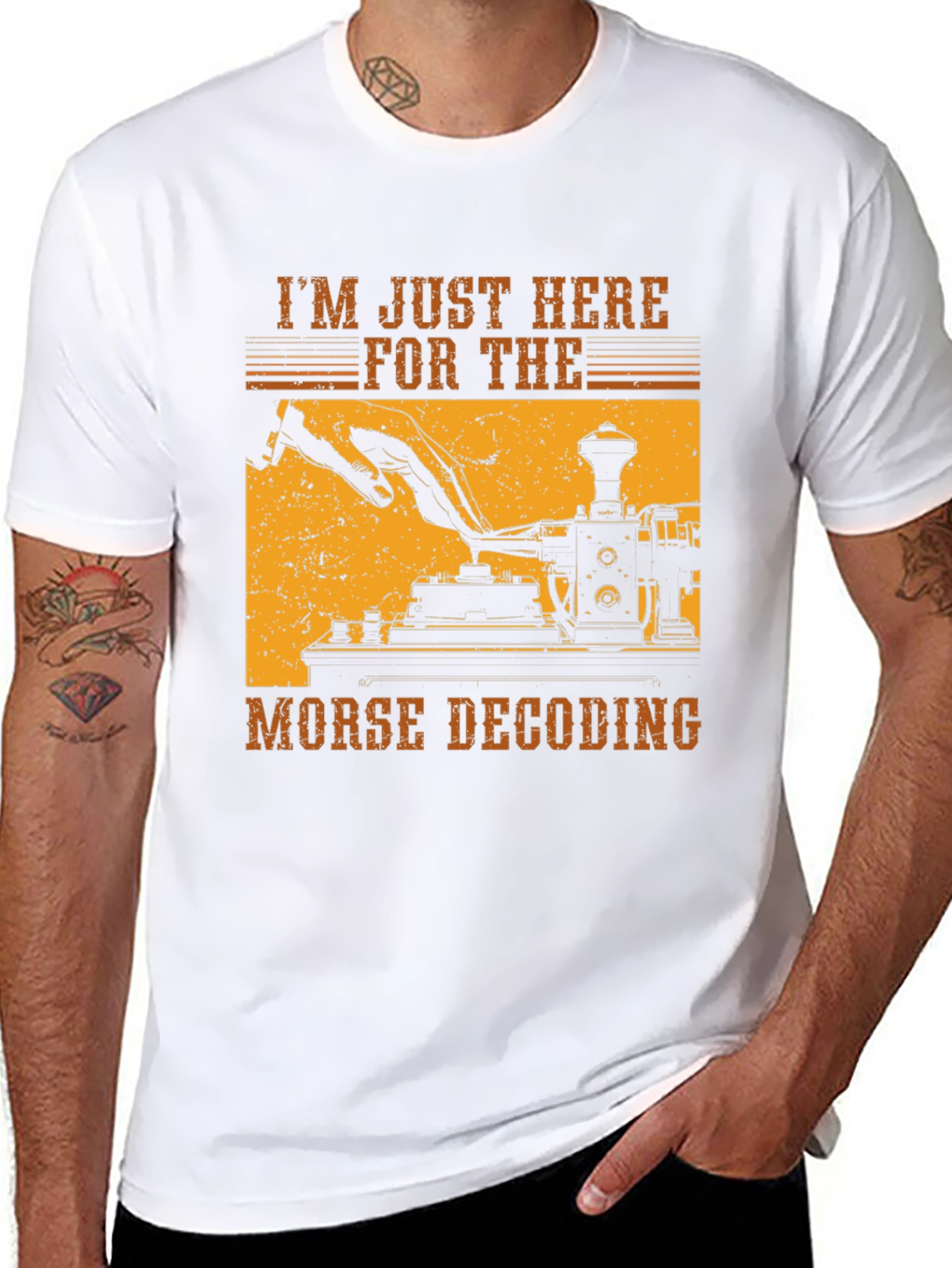 Morse Decoding T-Shirt - Operator Gift