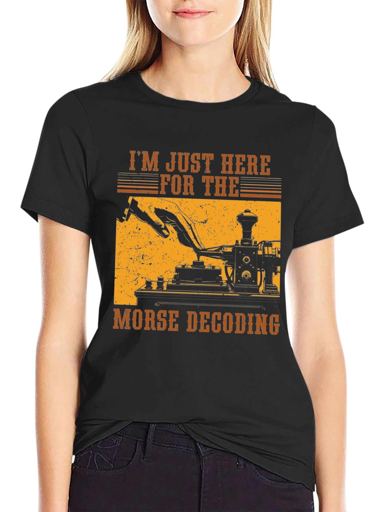 Morse Decoding T-Shirt - Operator Gift