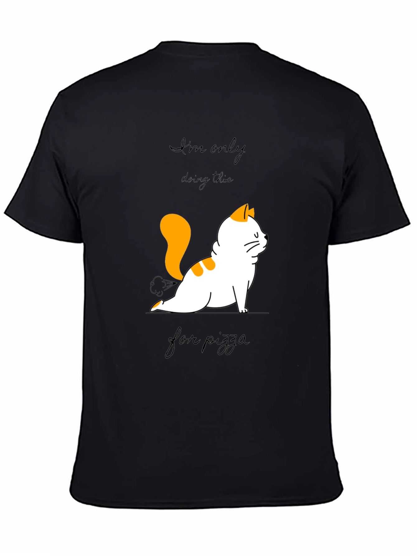 Yoga Cat Pizza T-Shirt