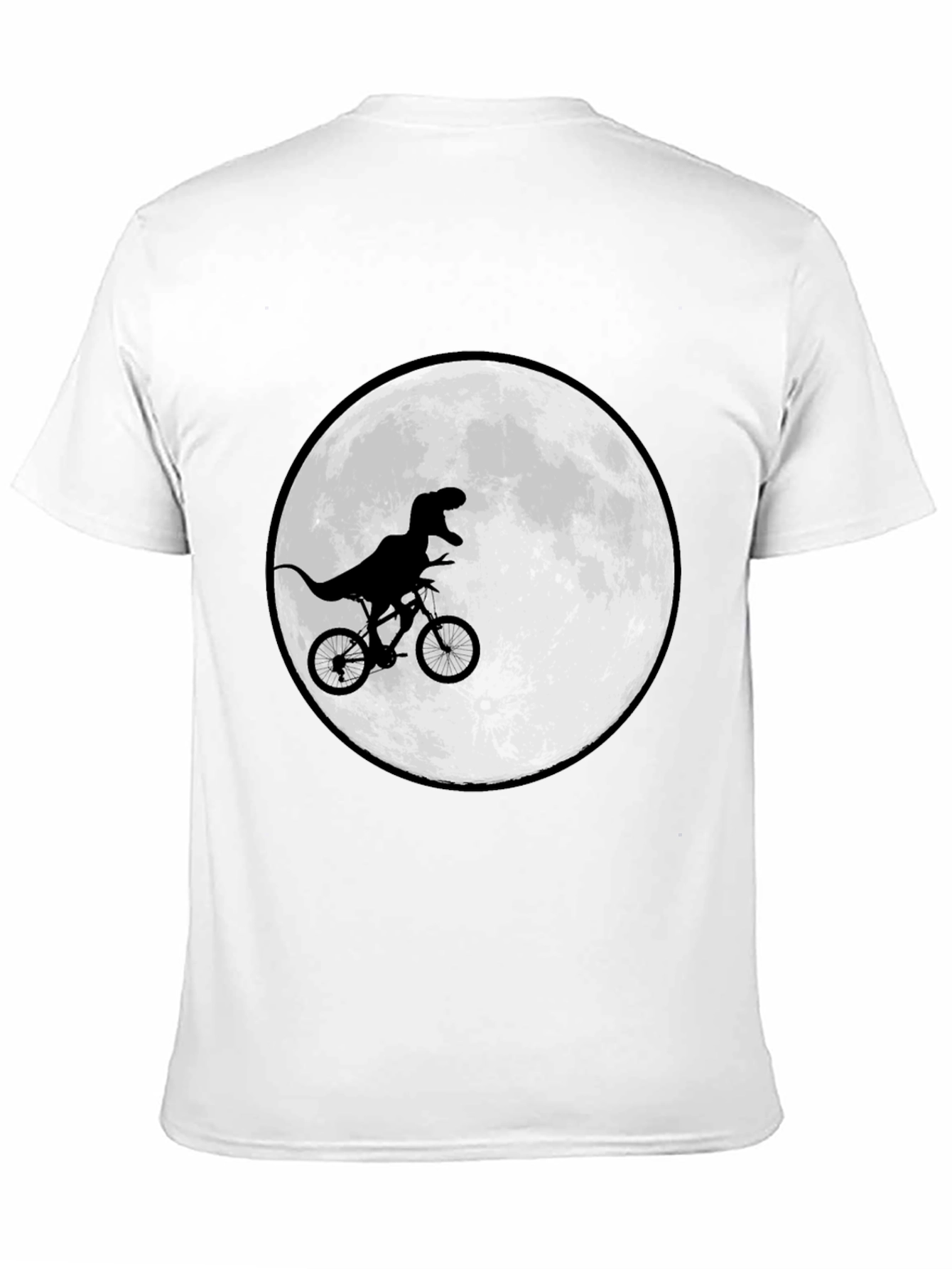 Dino Biker T-Shirt - Moon Ride Design
