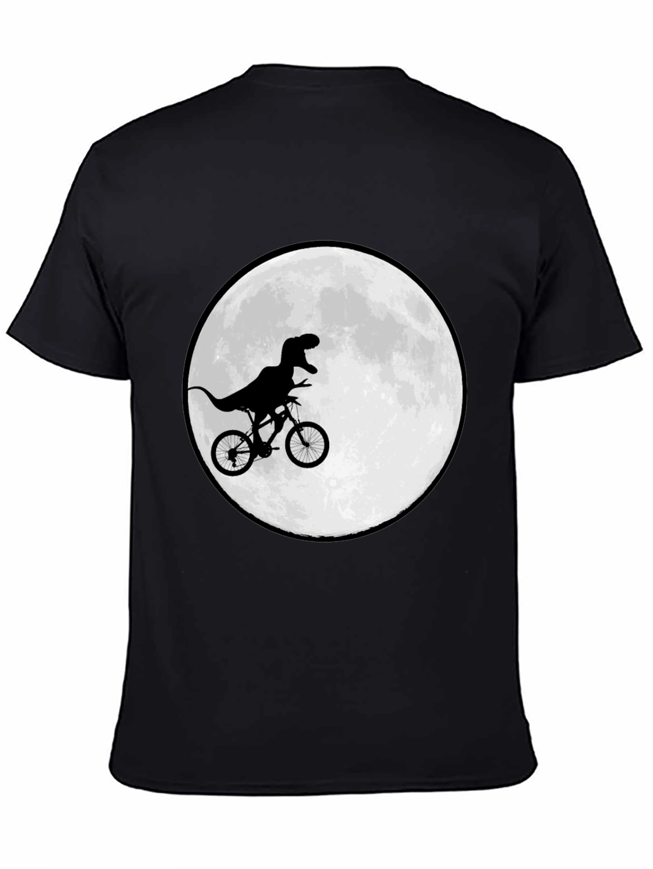 Dino Biker T-Shirt - Moon Ride Design