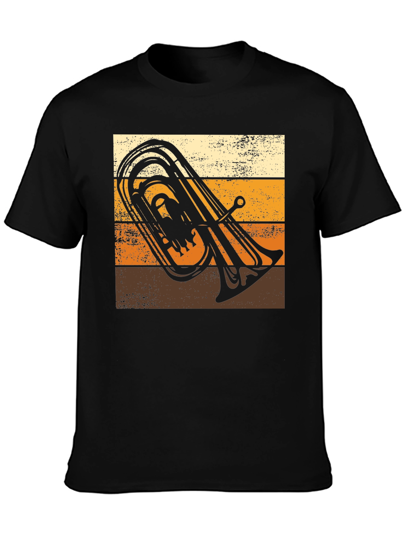 Retro Tuba Player T-Shirt