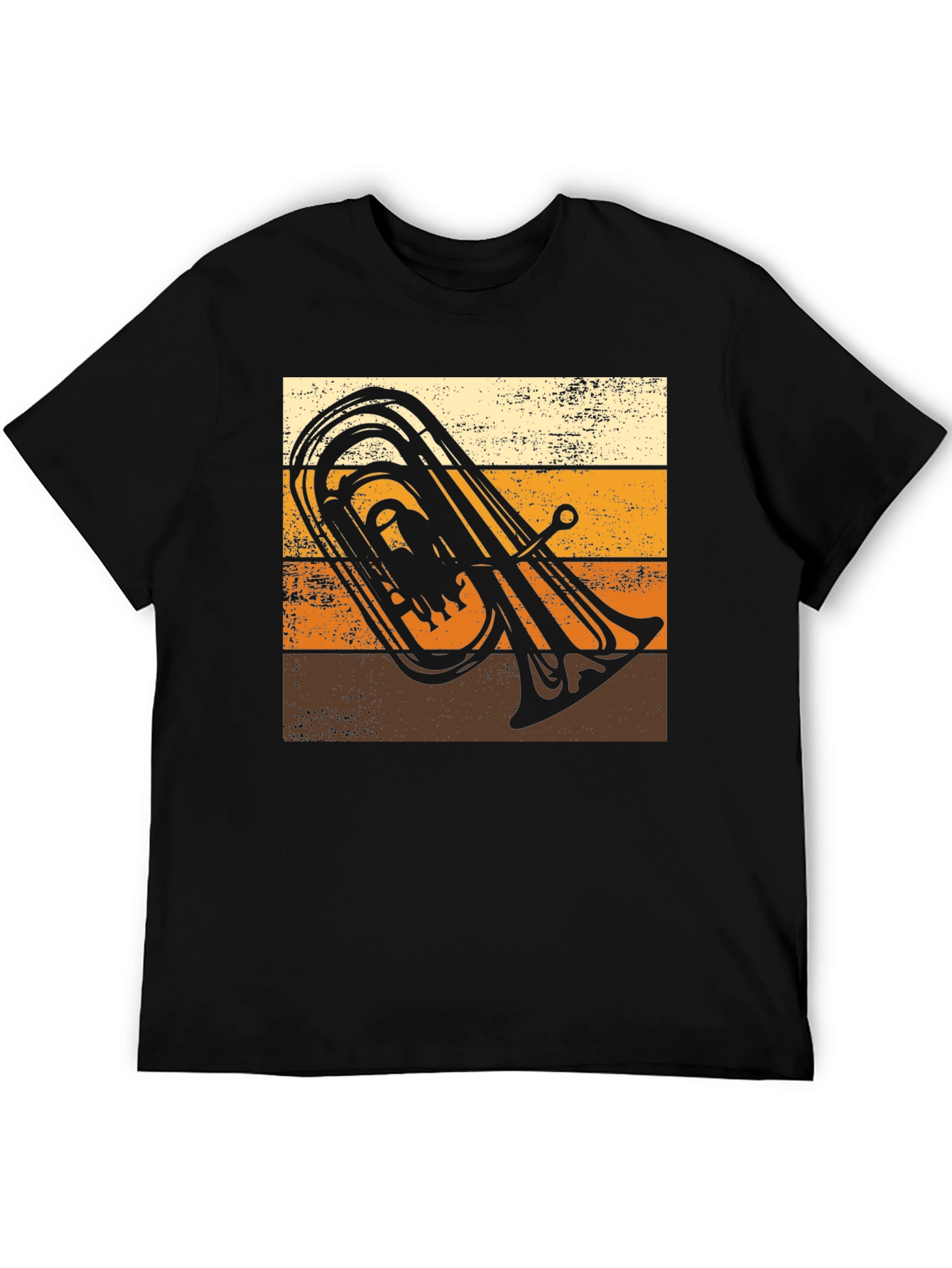 Retro Tuba Player T-Shirt