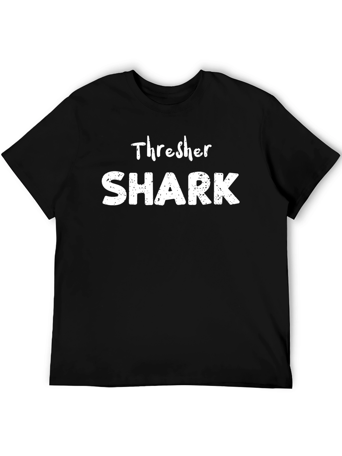 Thresher Shark Graphic Tee - Black Cotton