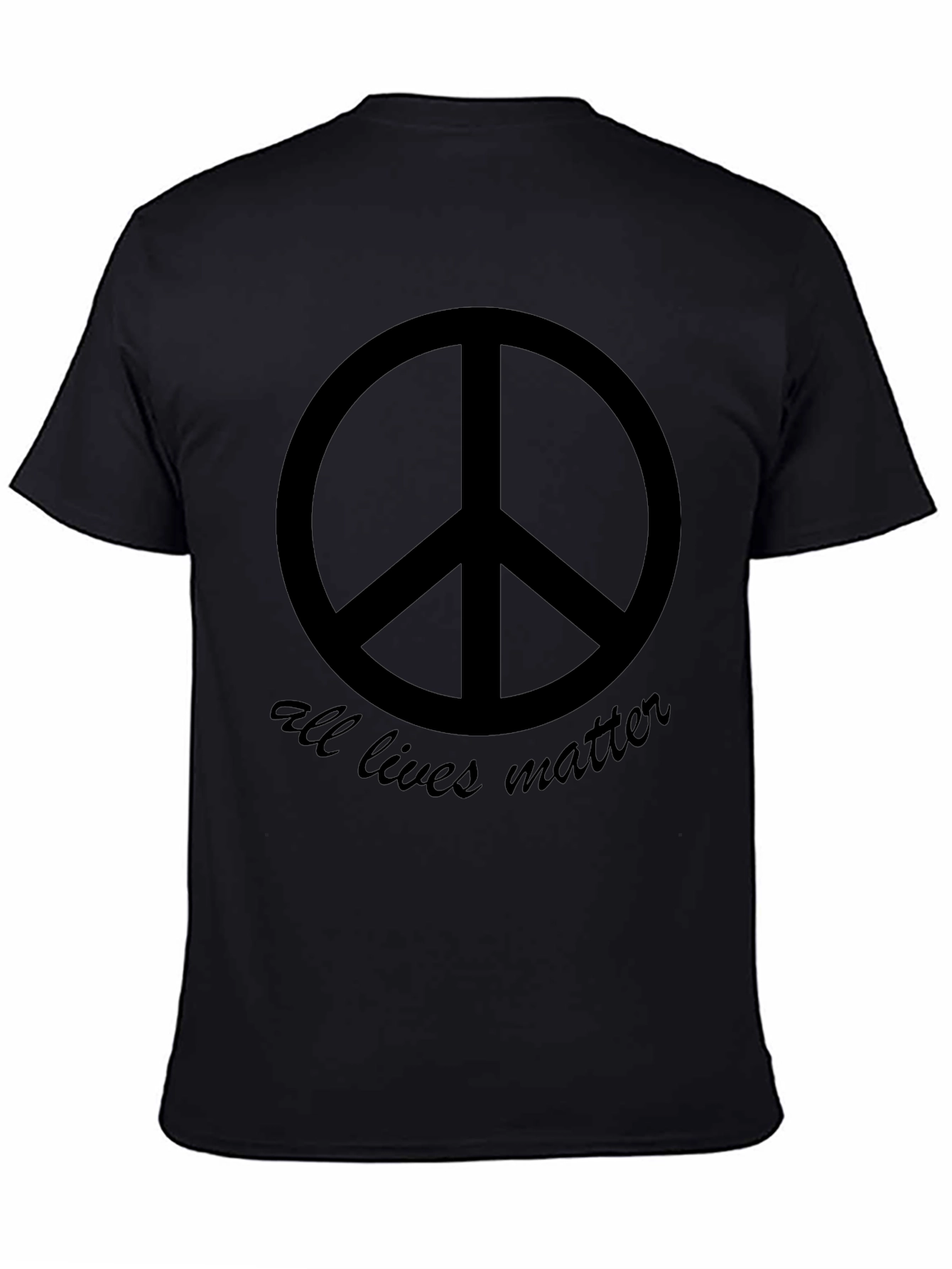 Peace Sign All Lives Matter Graphic Tee