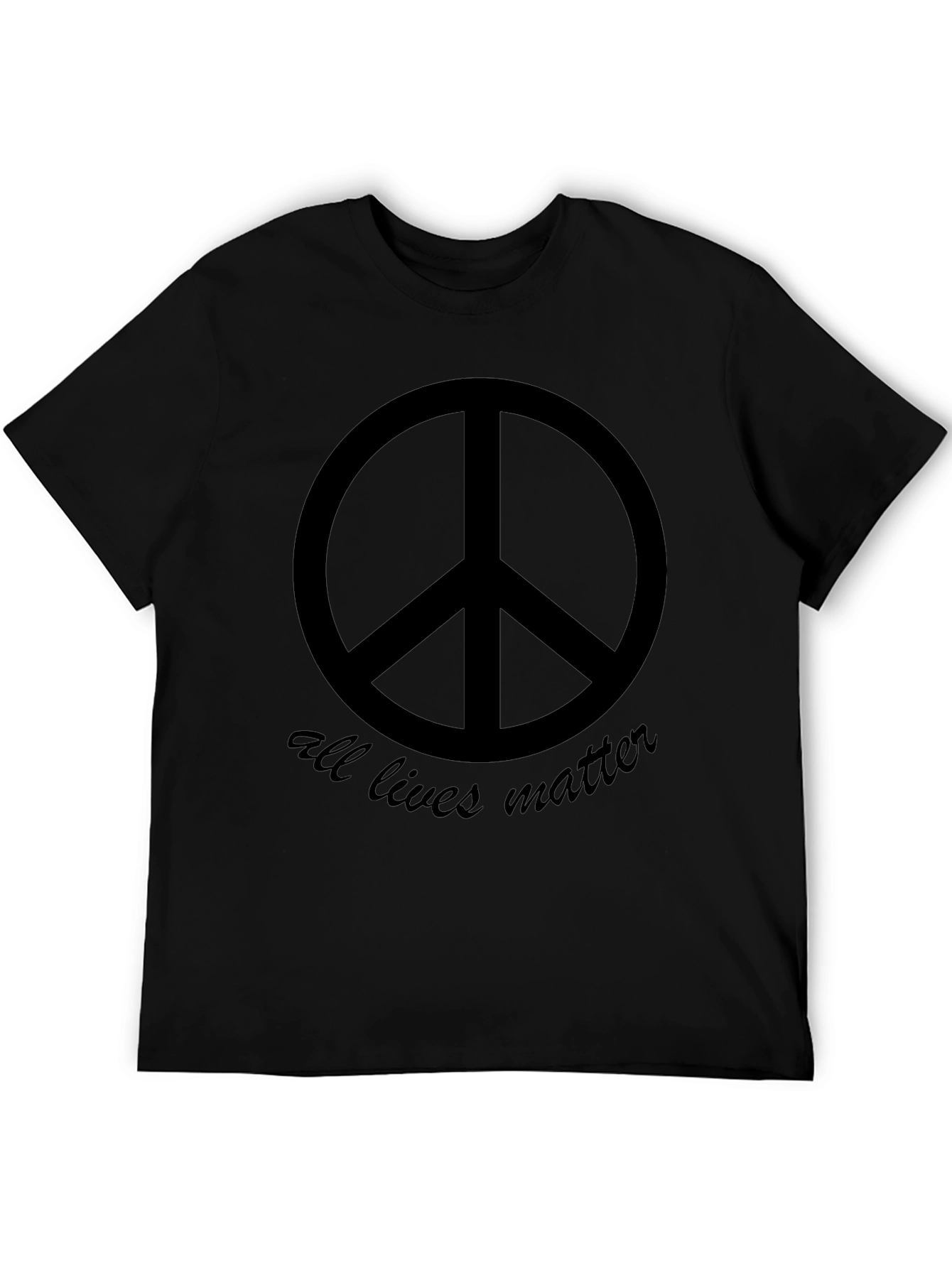Peace Sign All Lives Matter Graphic Tee