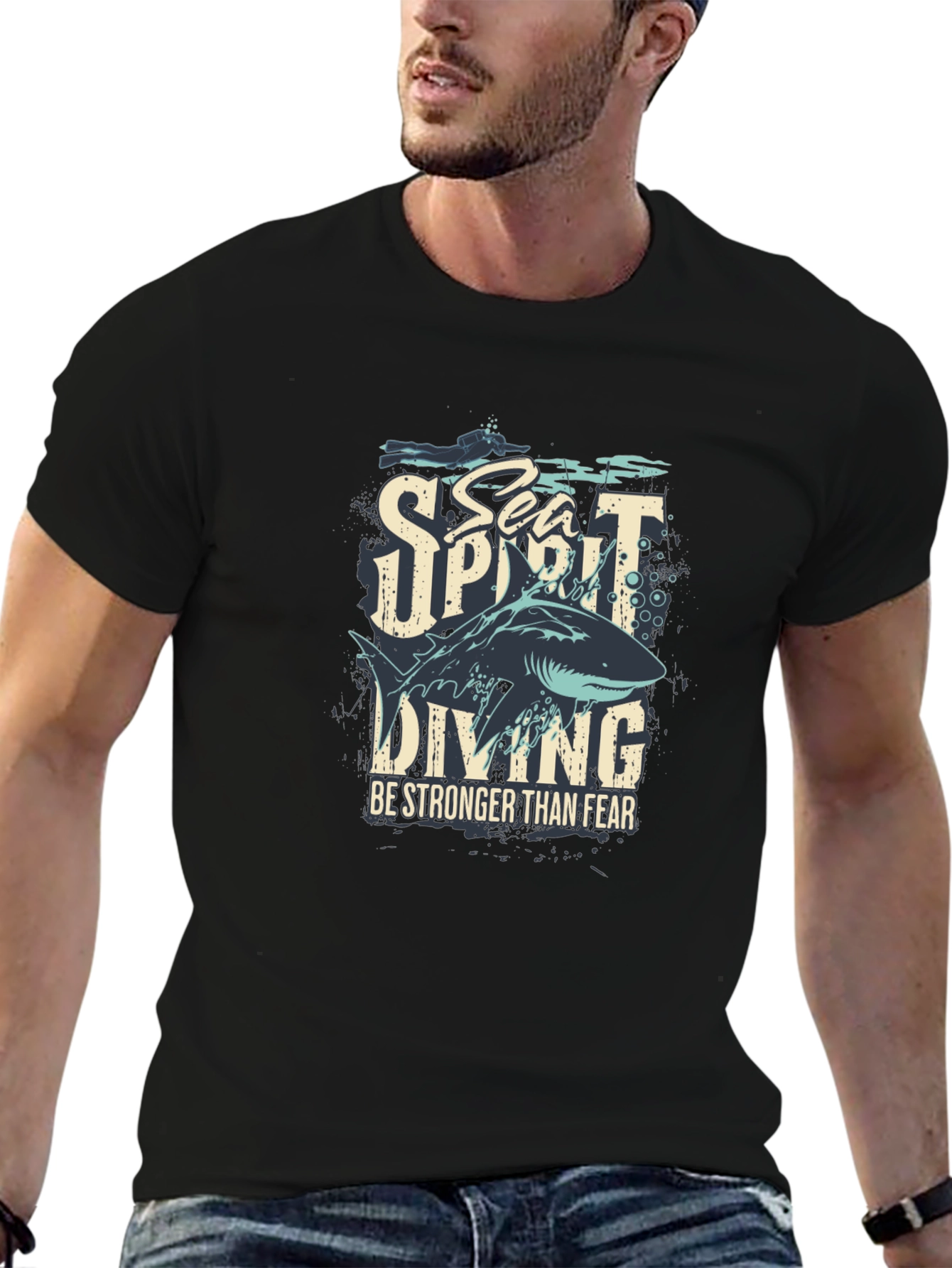 Sea Spirit Diving Graphic T-Shirt