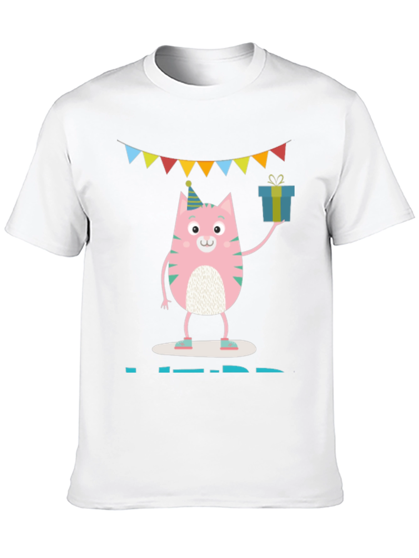 Cute Cat Birthday Party T-Shirt