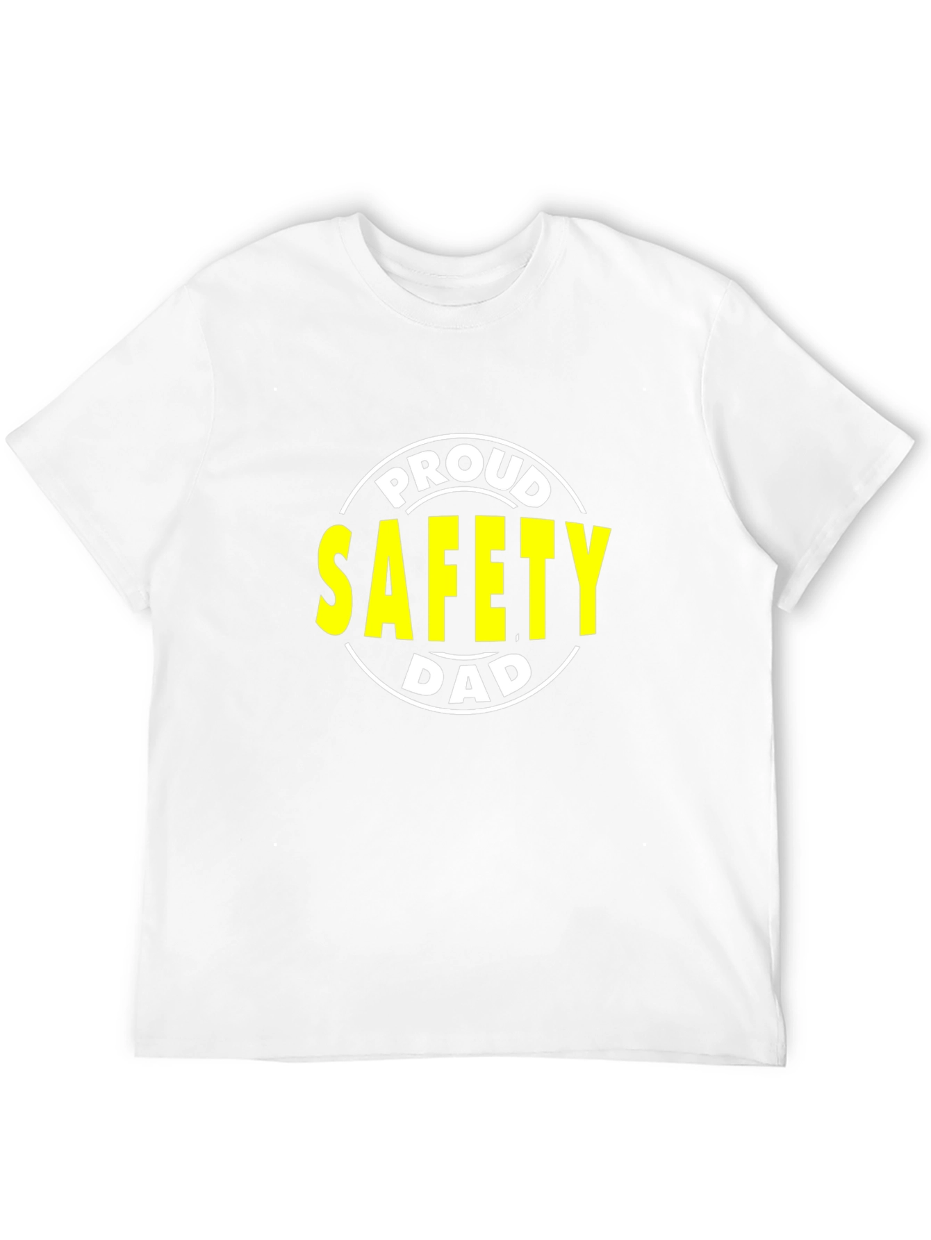 Proud Safety Dad T-Shirt - Black Graphic Tee