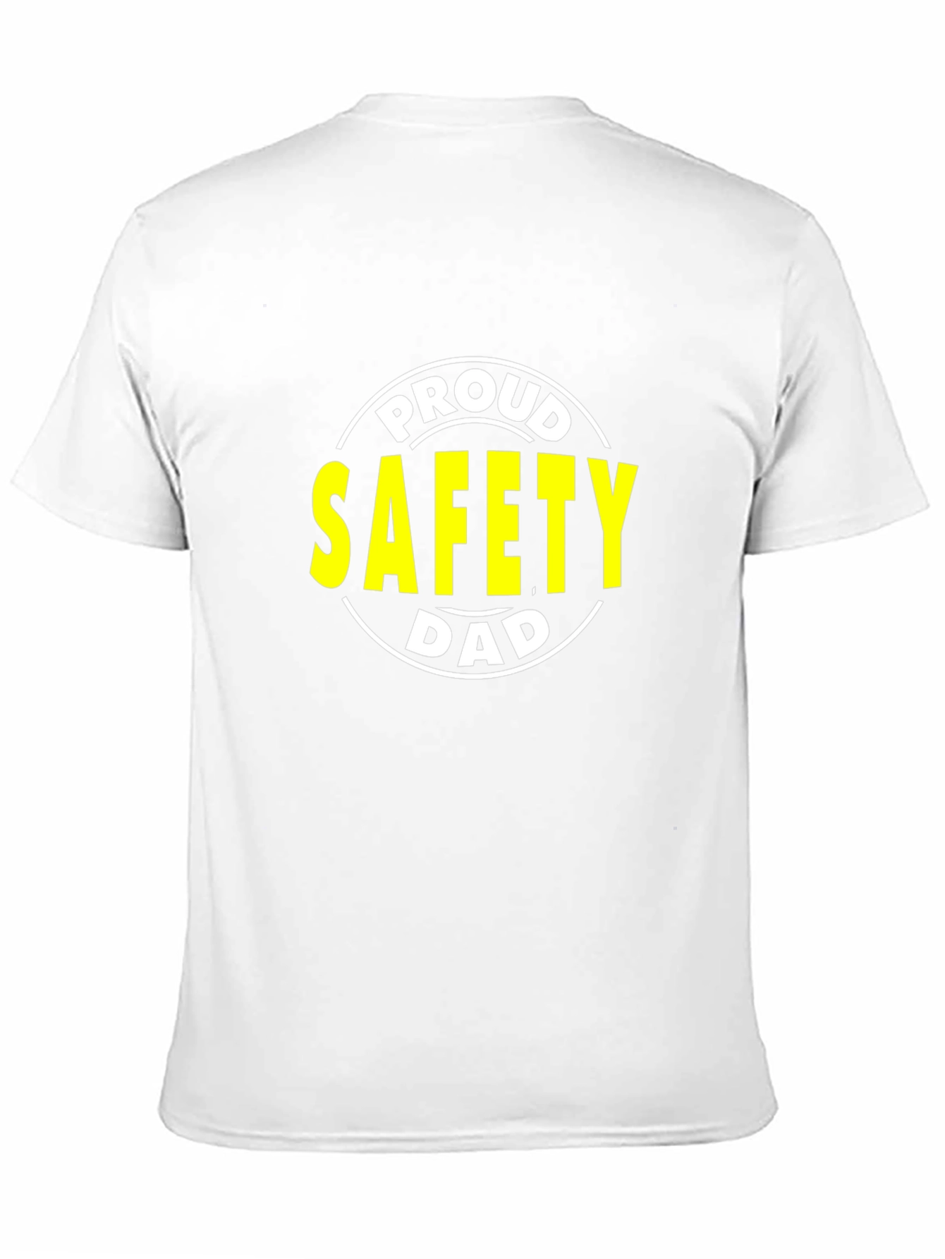 Proud Safety Dad T-Shirt - Black Graphic Tee
