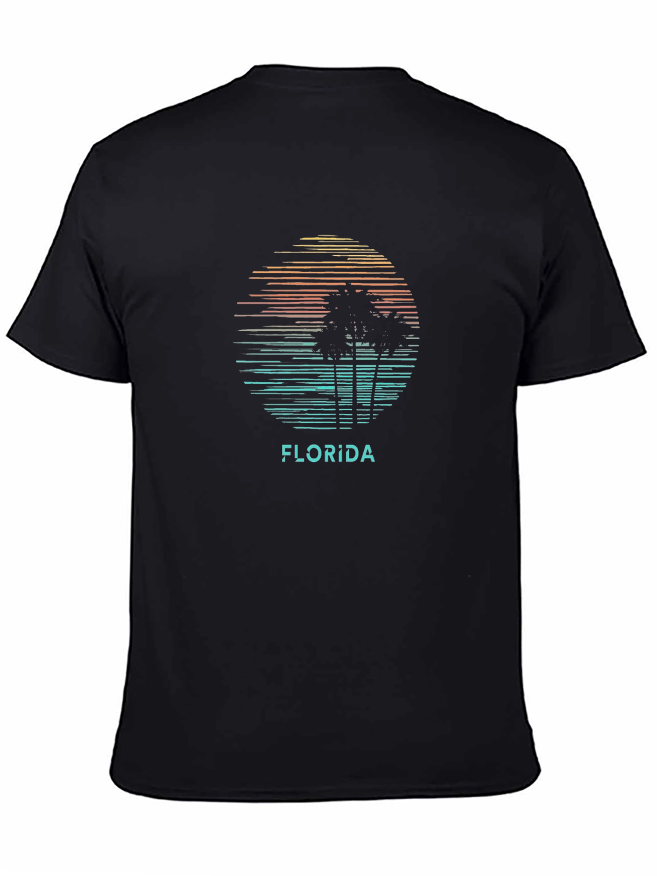 Florida Palms Retro Graphic T-Shirt