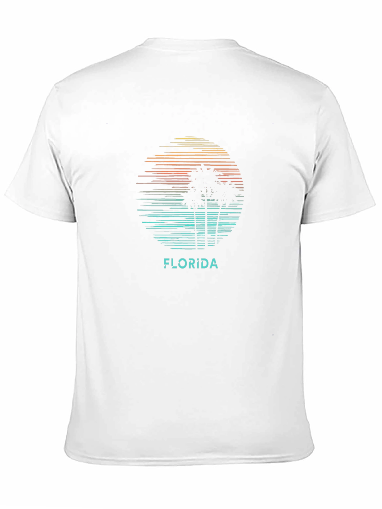 Florida Palms Retro Graphic T-Shirt