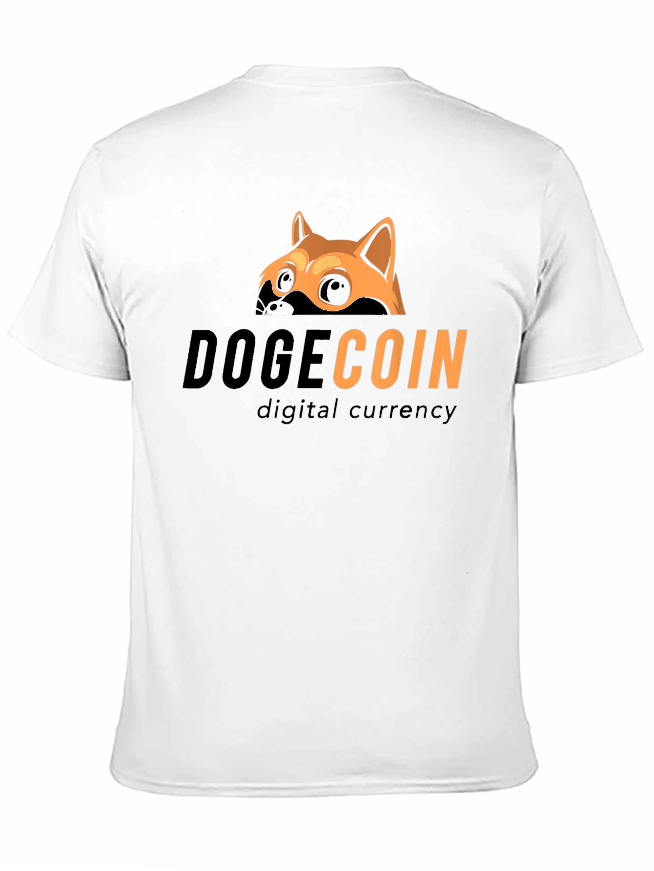 Dogecoin Crypto Black T-Shirt