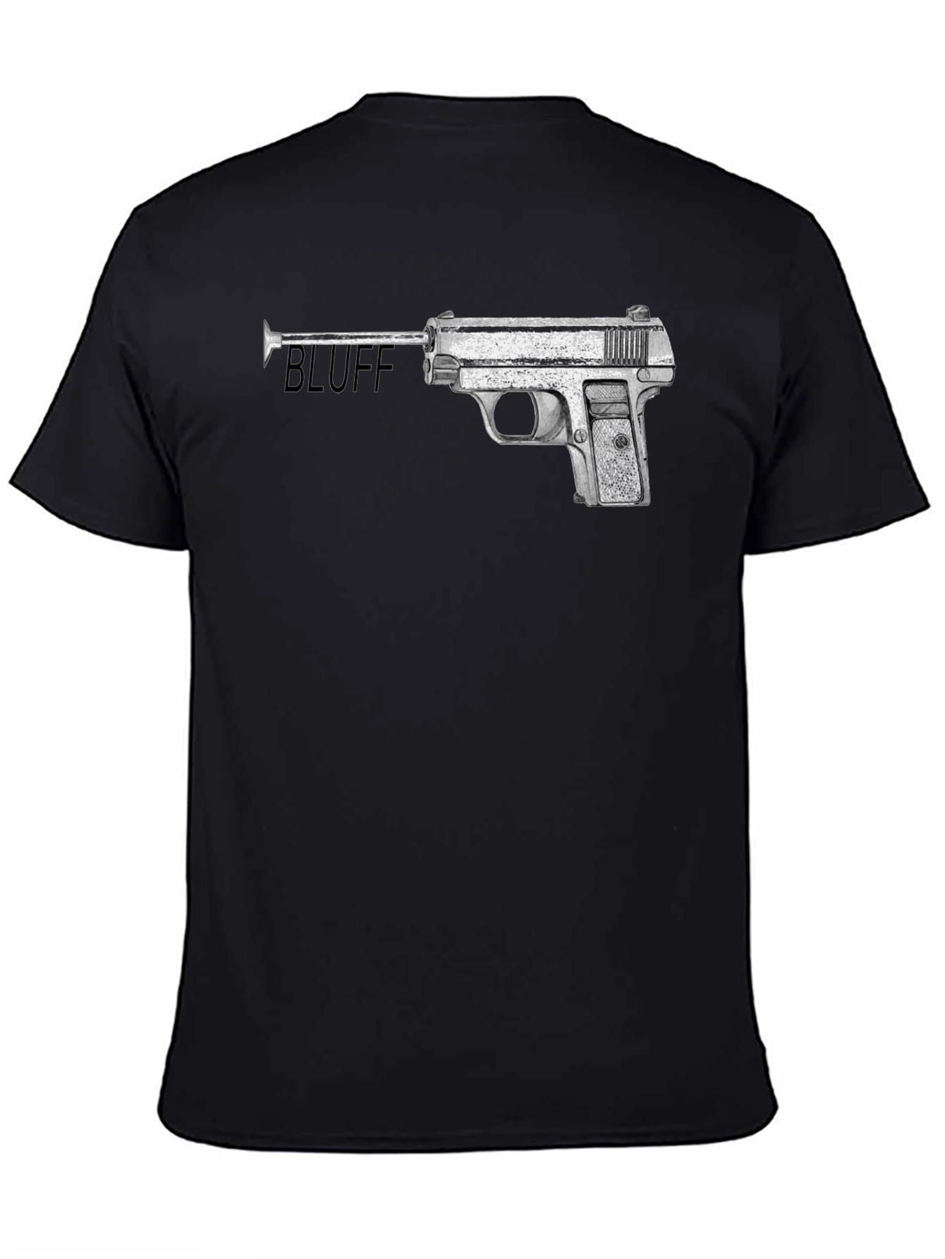 Bluff Gun Graphic Tee - Stylish Statement Shirt