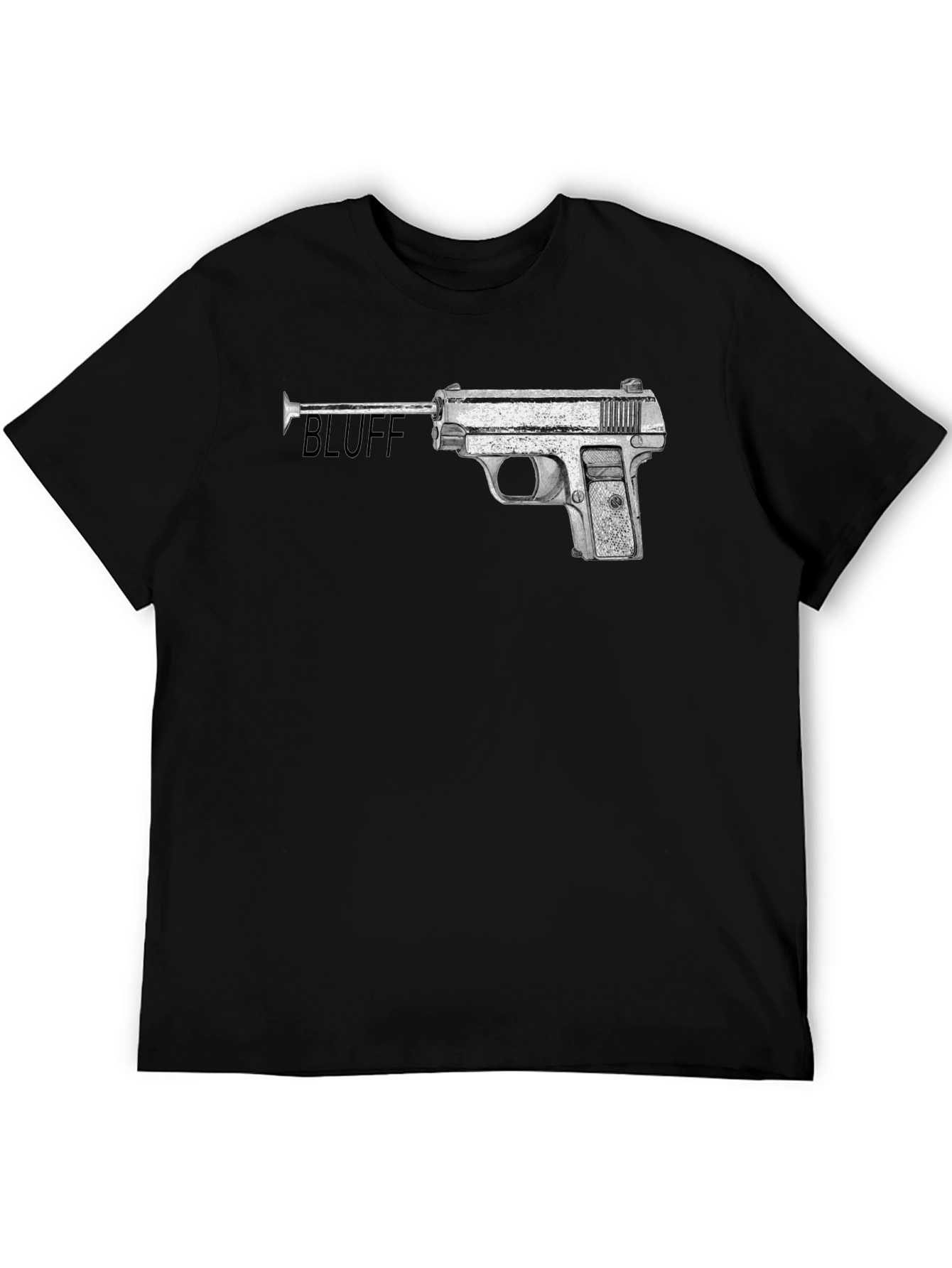 Bluff Gun Graphic Tee - Stylish Statement Shirt