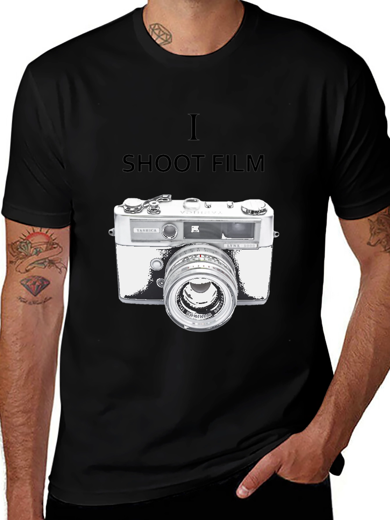 I Shoot Film T-Shirt - Camera Graphic Tee