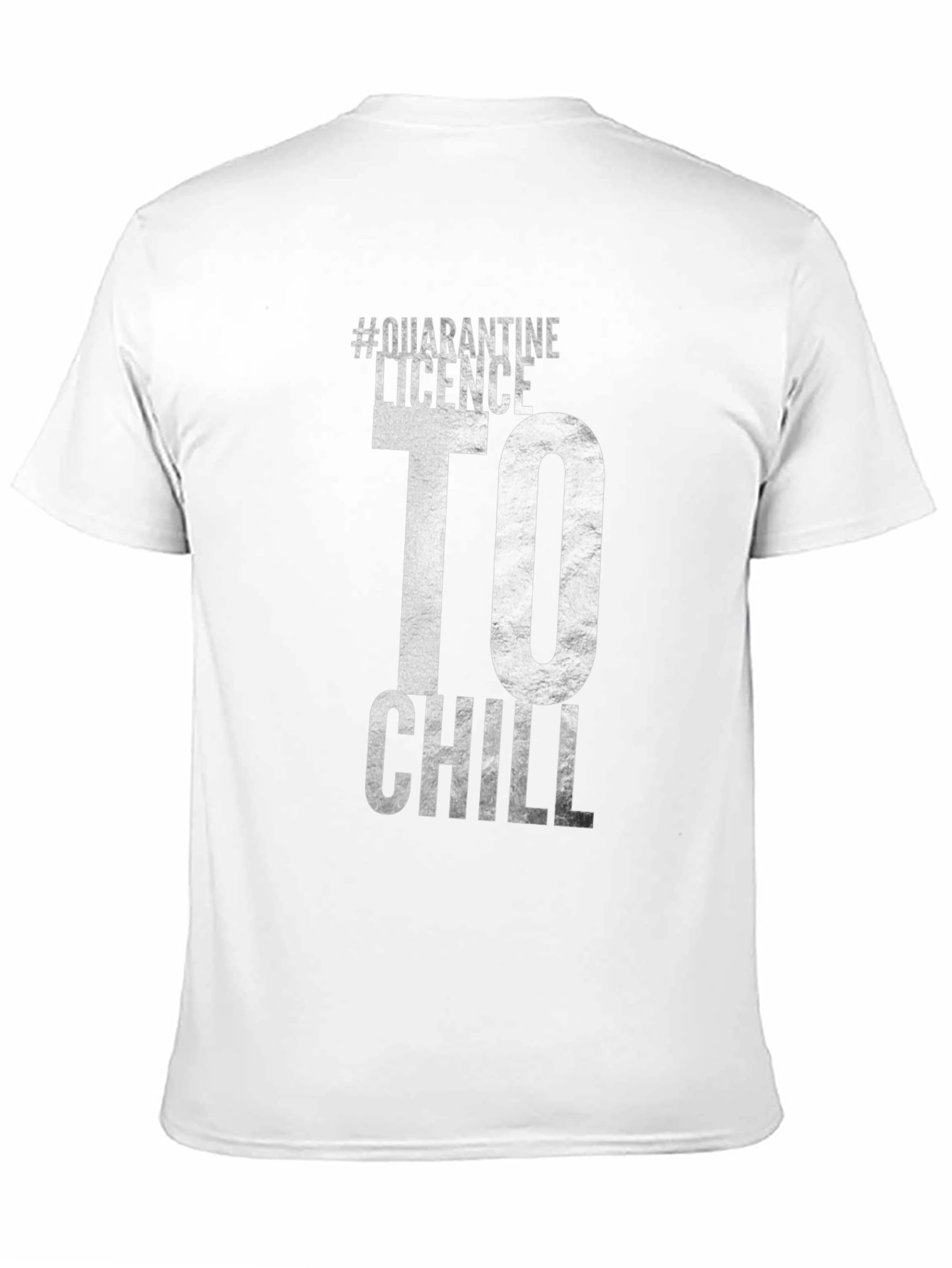 Quarantine Licence to Chill Black T-Shirt