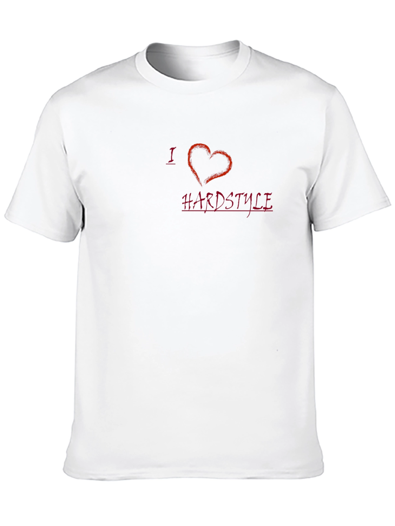 I Heart Hardstyle Black Graphic Tee Shirt