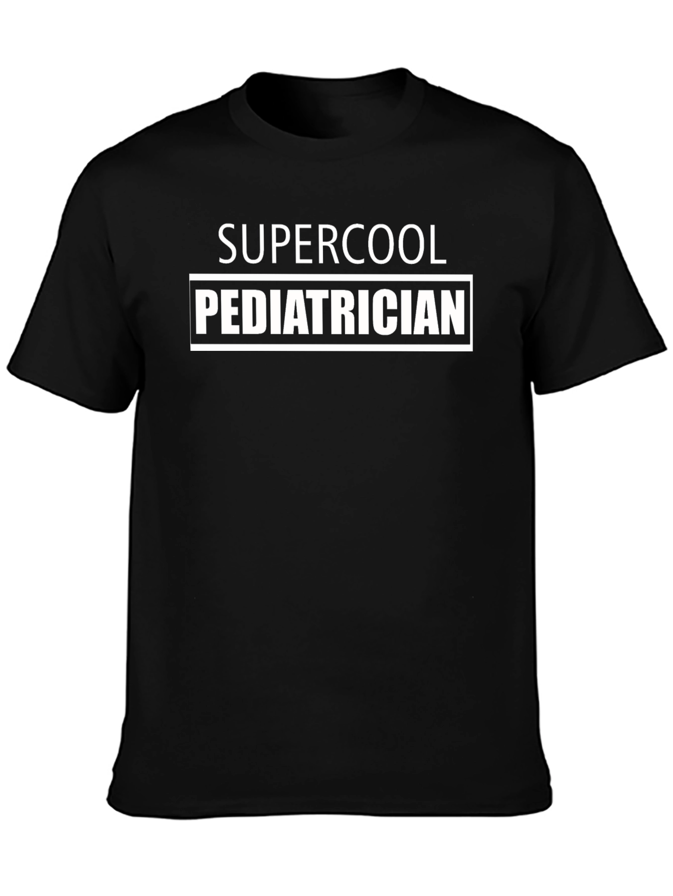 Supercool Pediatrician Graphic Tee - Black