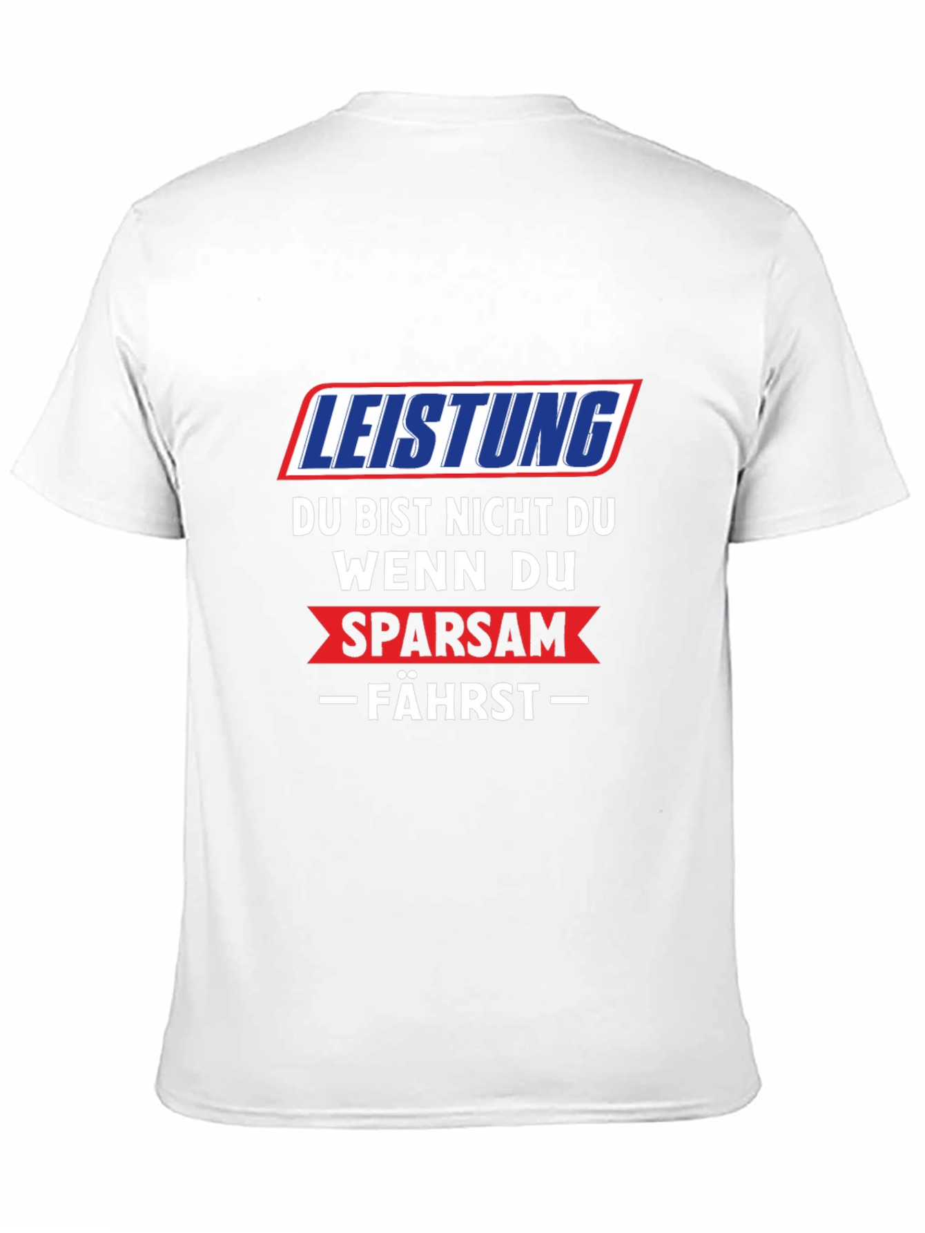 Leistung Sparsam Graphic Tee - Mens Black T-Shirt