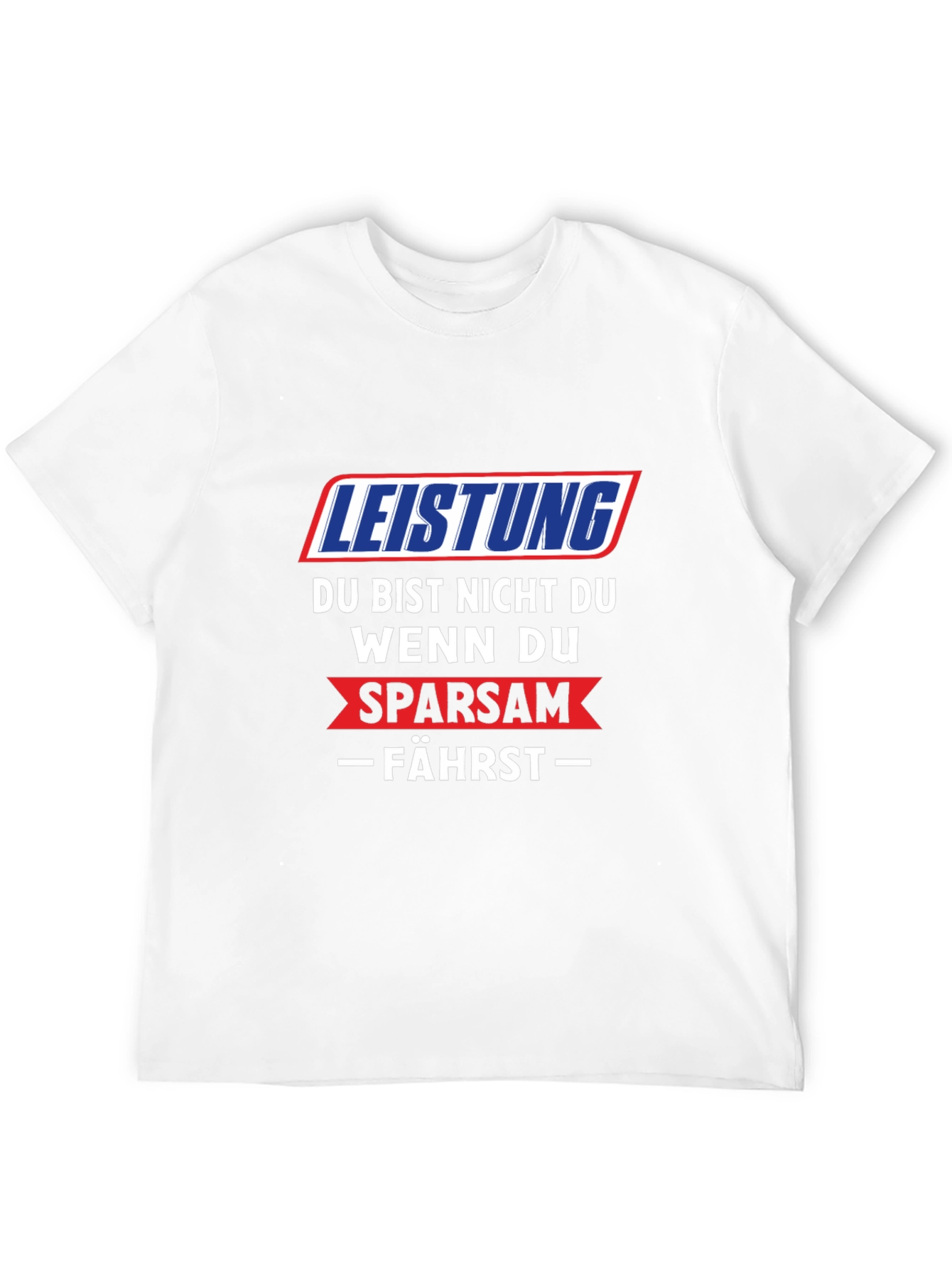 Leistung Sparsam Graphic Tee - Mens Black T-Shirt