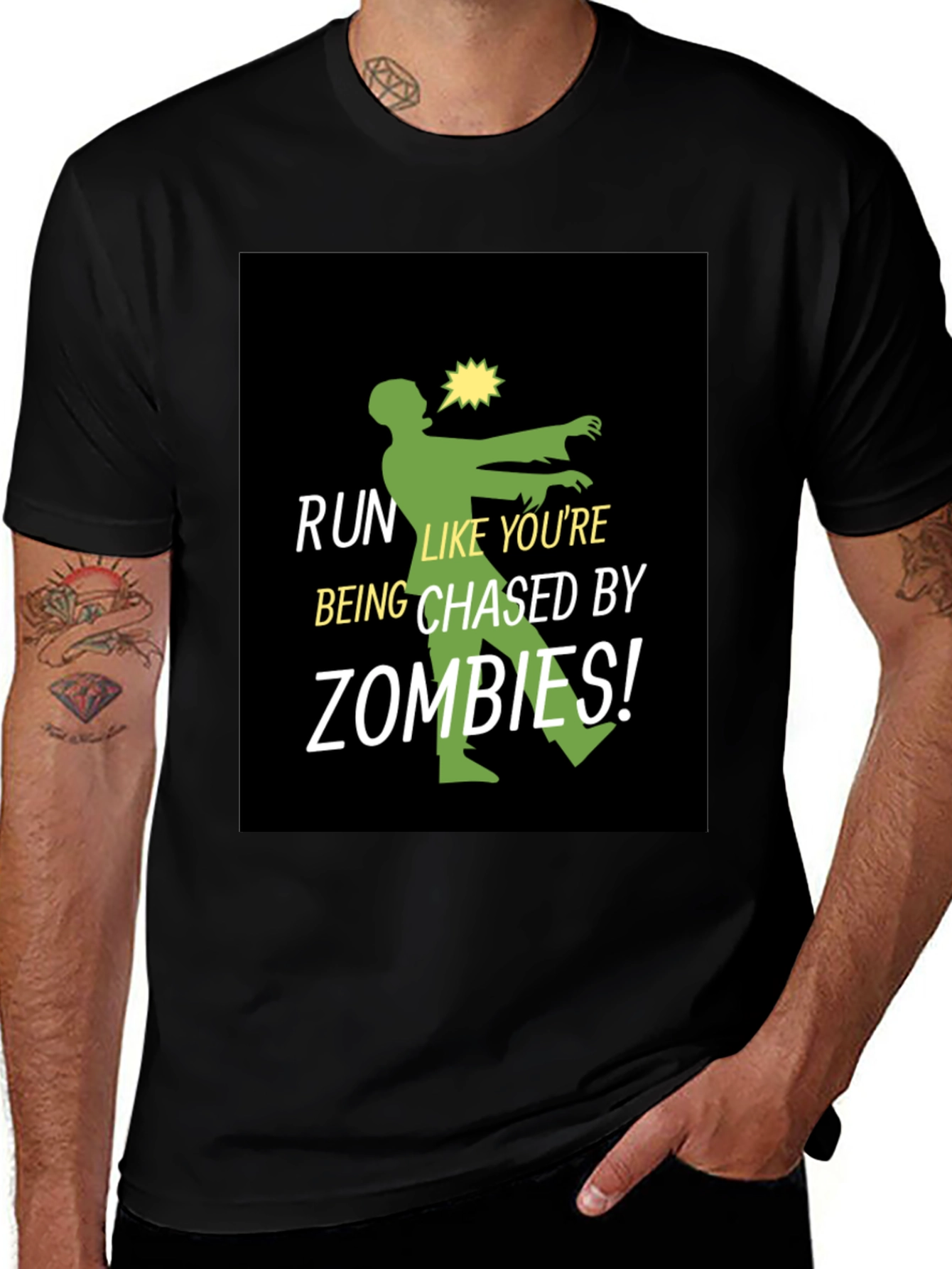 Run Like Youre Being Chased By Zombies T-Shirt