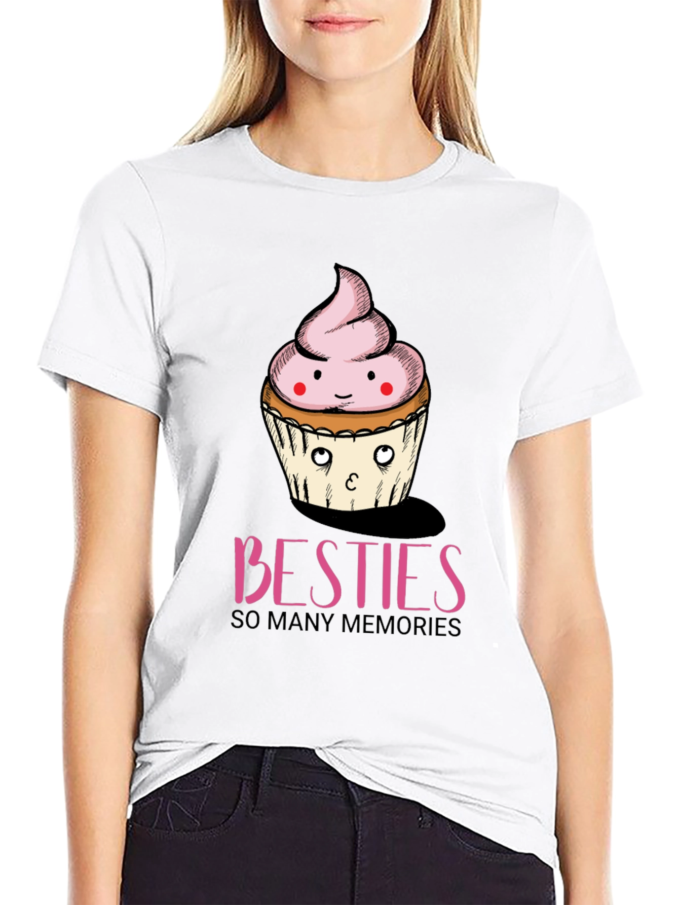 Besties Cupcake T-Shirt - So Many Memories