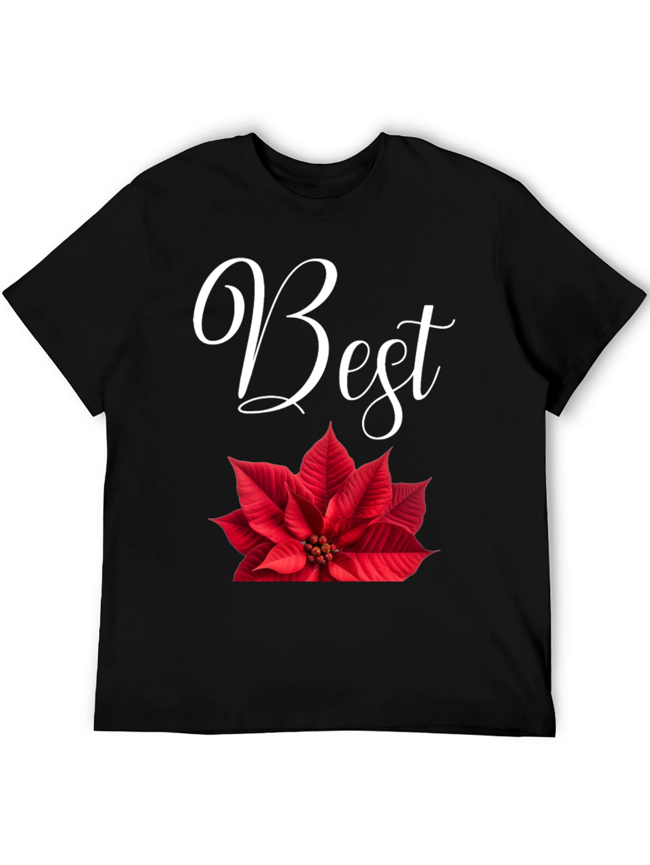 Best Poinsettia Christmas Holiday T-Shirt