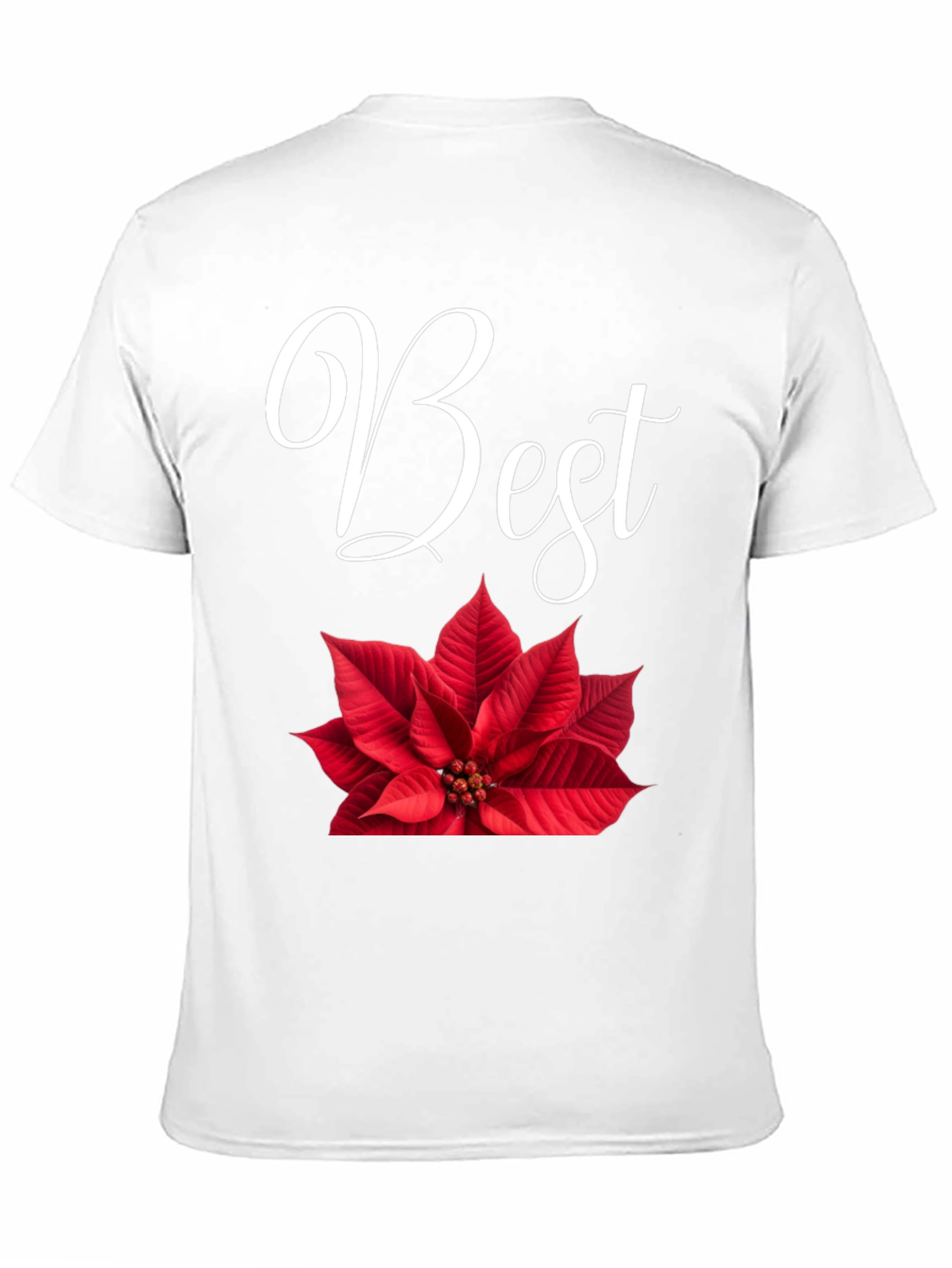 Best Poinsettia Christmas Holiday T-Shirt