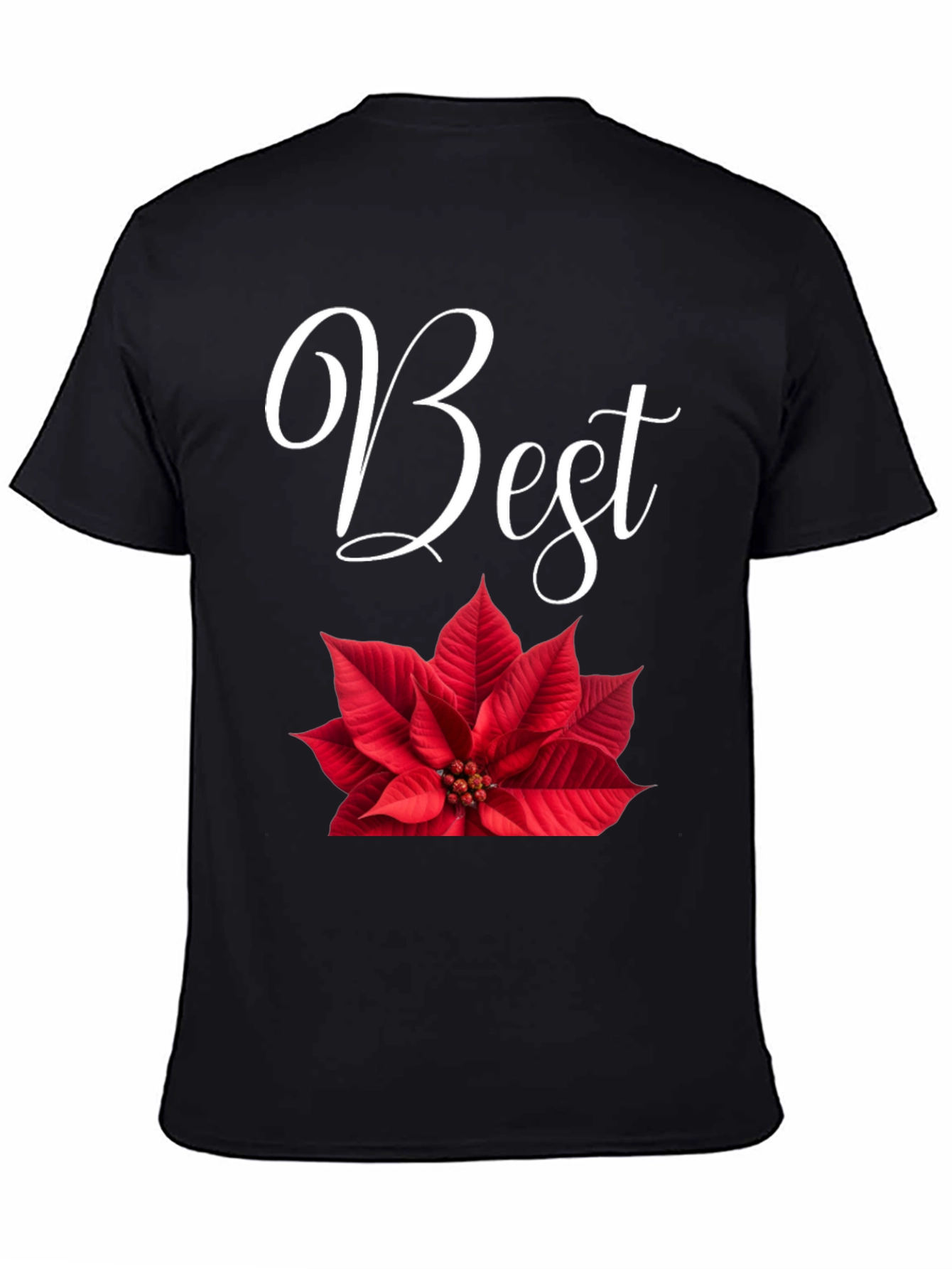 Best Poinsettia Christmas Holiday T-Shirt