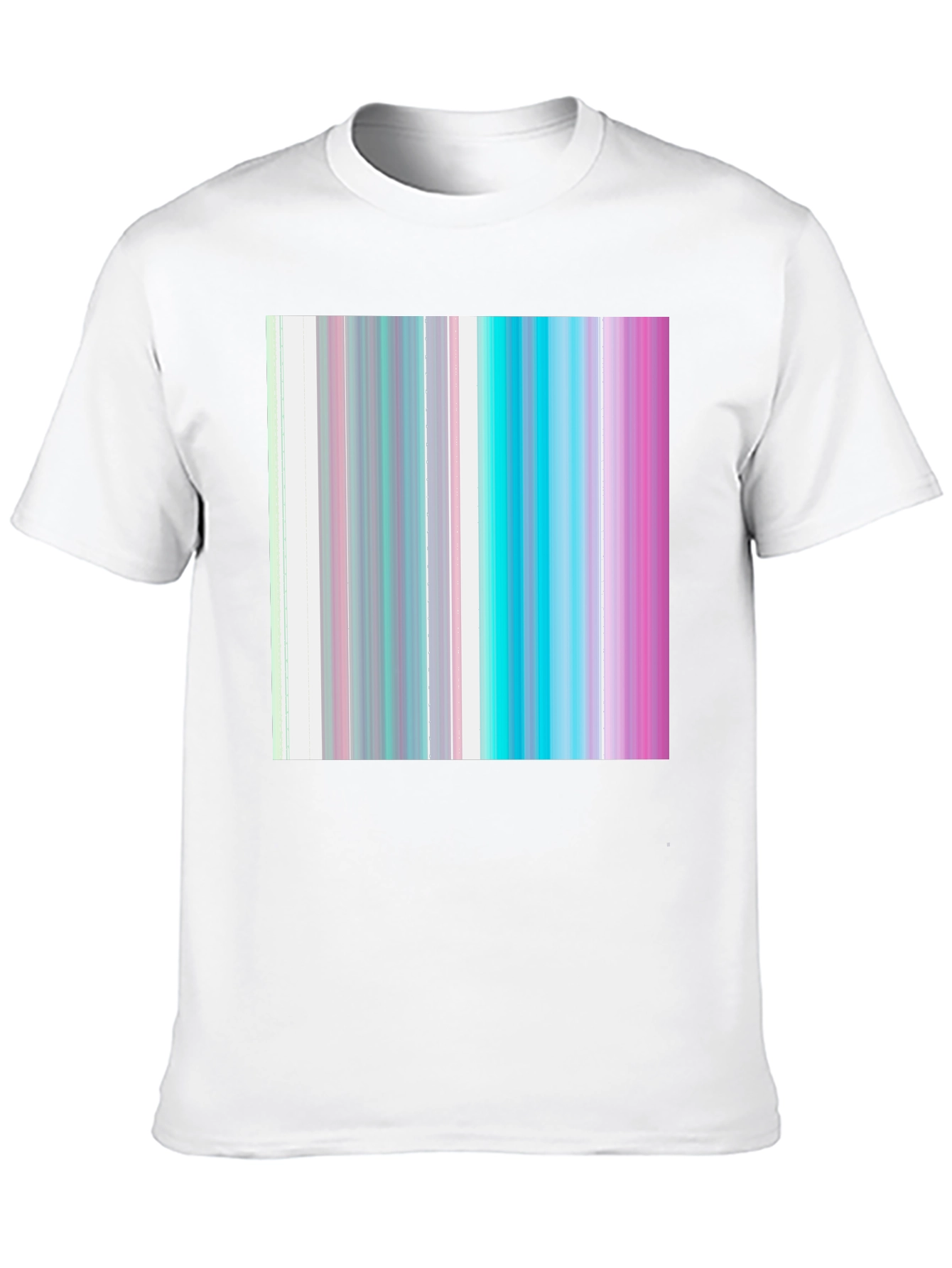 Vaporwave Stripes T-Shirt - Cool Graphic Tee