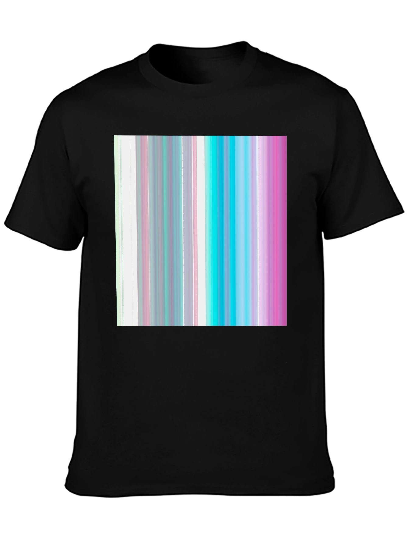 Vaporwave Stripes T-Shirt - Cool Graphic Tee