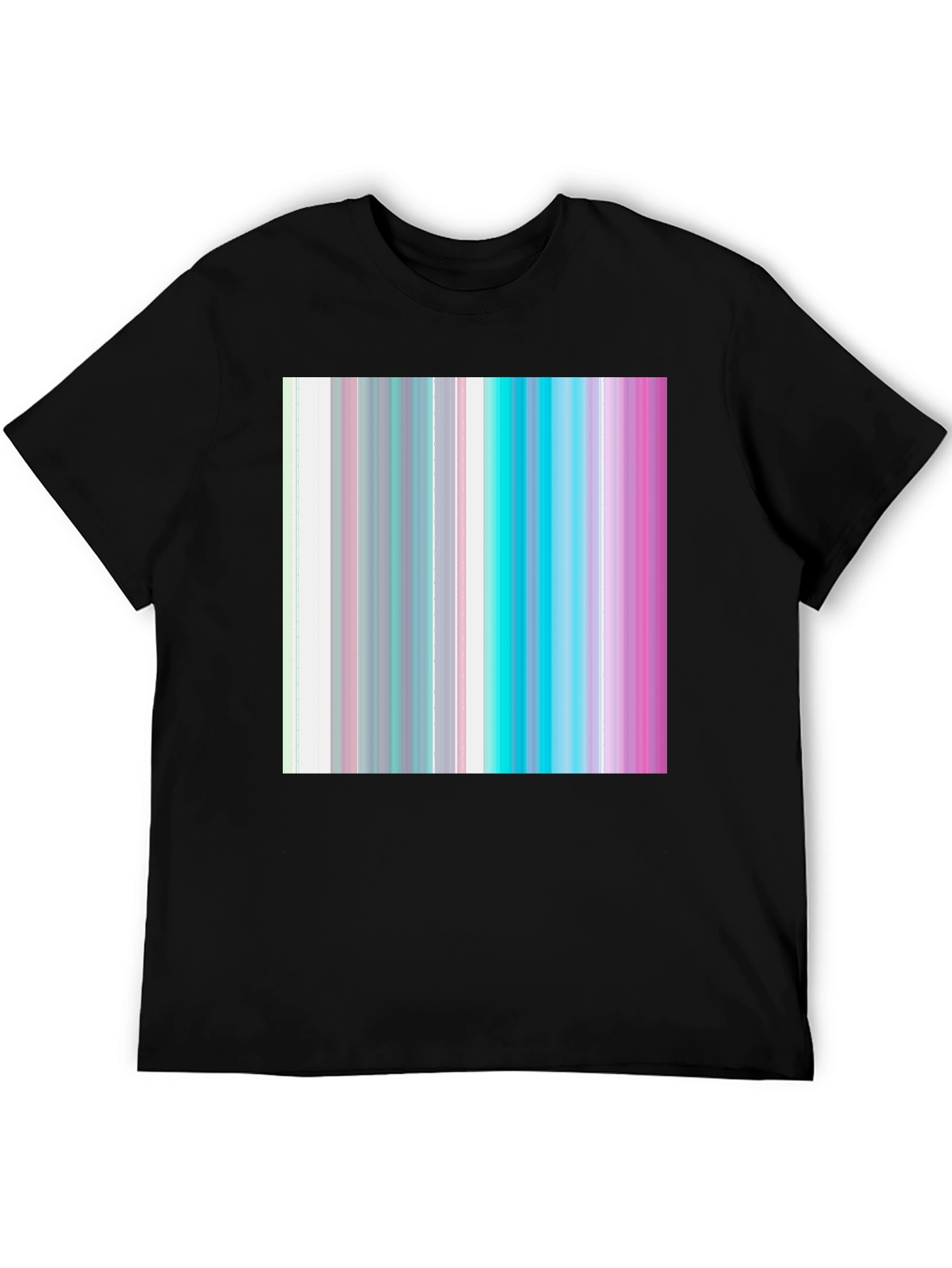 Vaporwave Stripes T-Shirt - Cool Graphic Tee