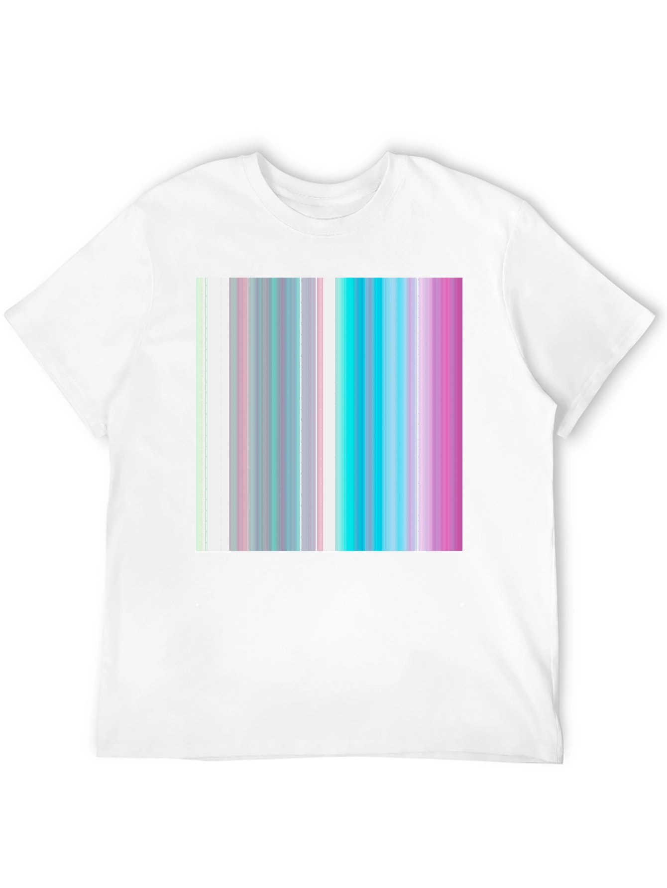 Vaporwave Stripes T-Shirt - Cool Graphic Tee