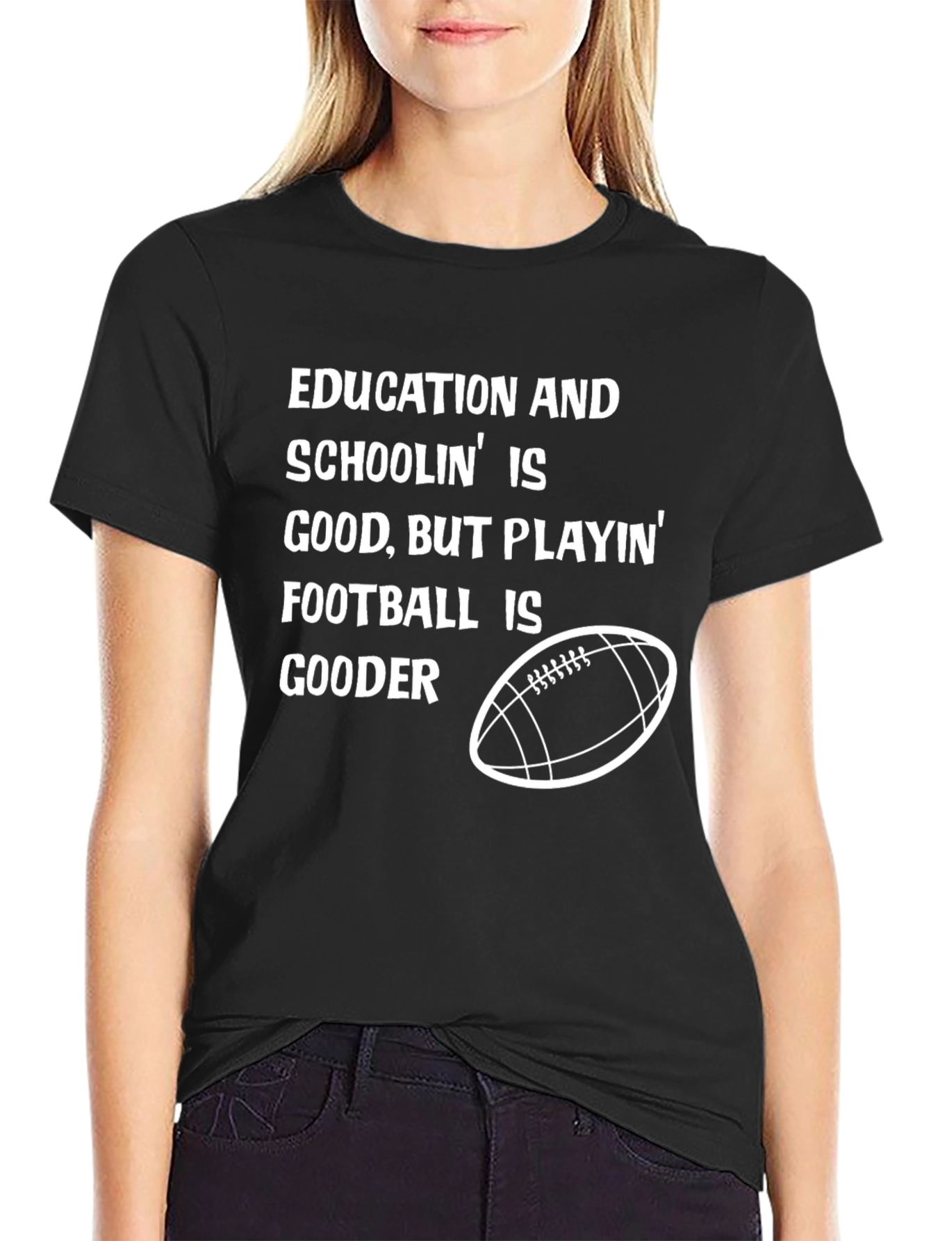 Education and Football T-Shirt
