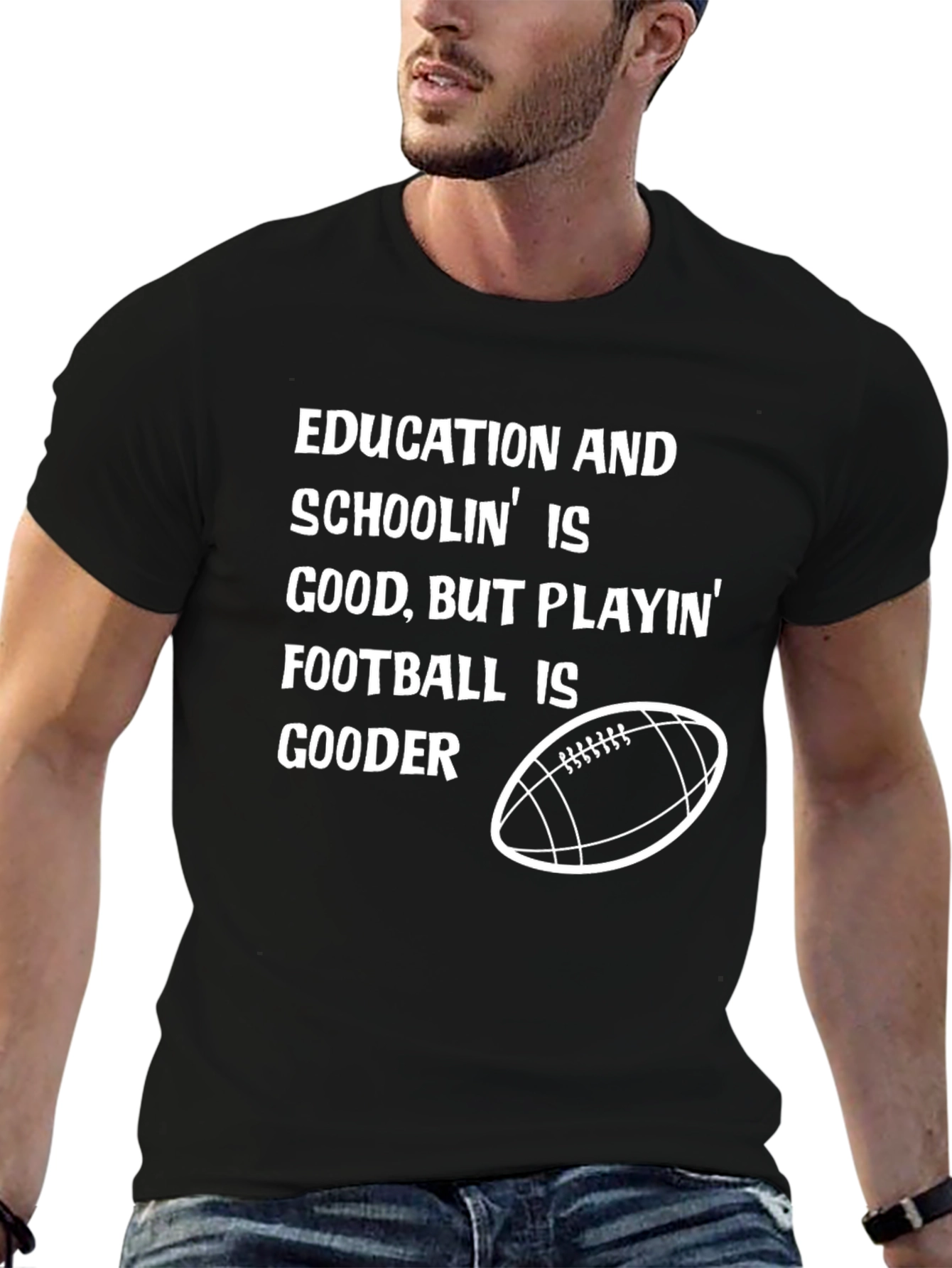 Education and Football T-Shirt