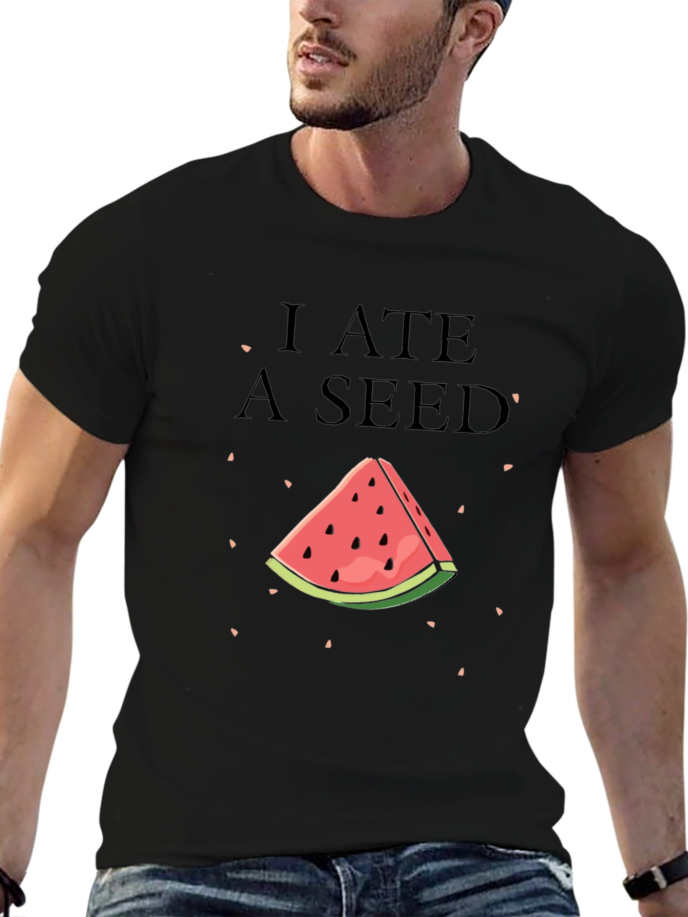 I Ate A Seed Funny Watermelon T-Shirt
