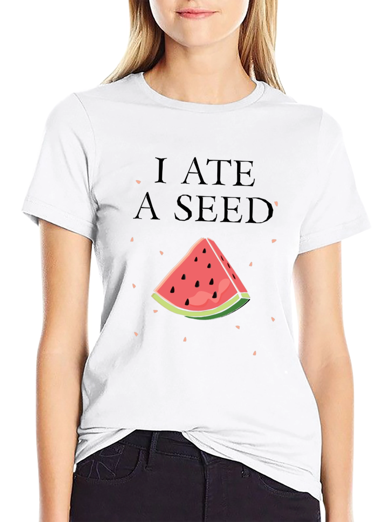 I Ate A Seed Funny Watermelon T-Shirt