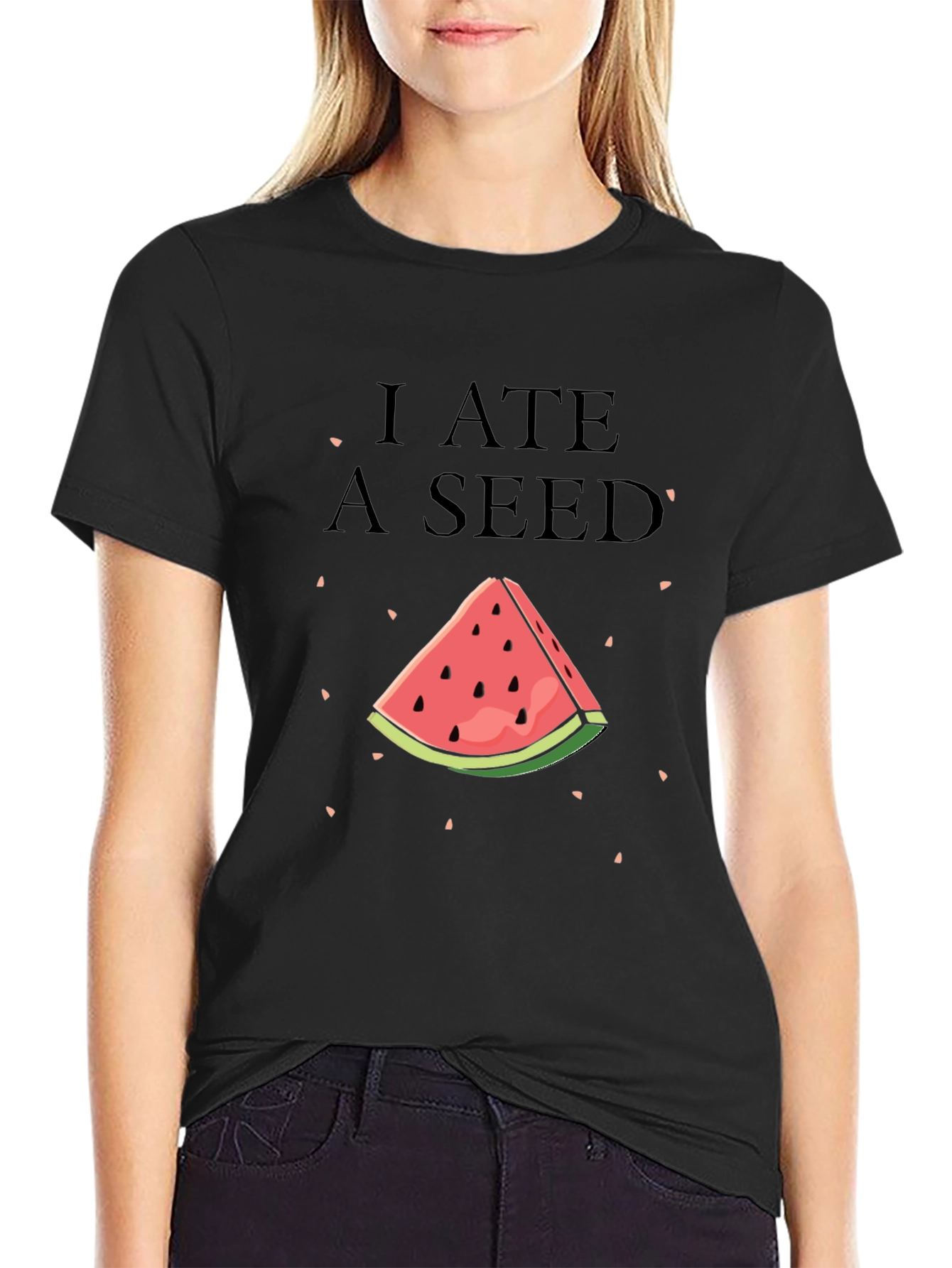 I Ate A Seed Funny Watermelon T-Shirt