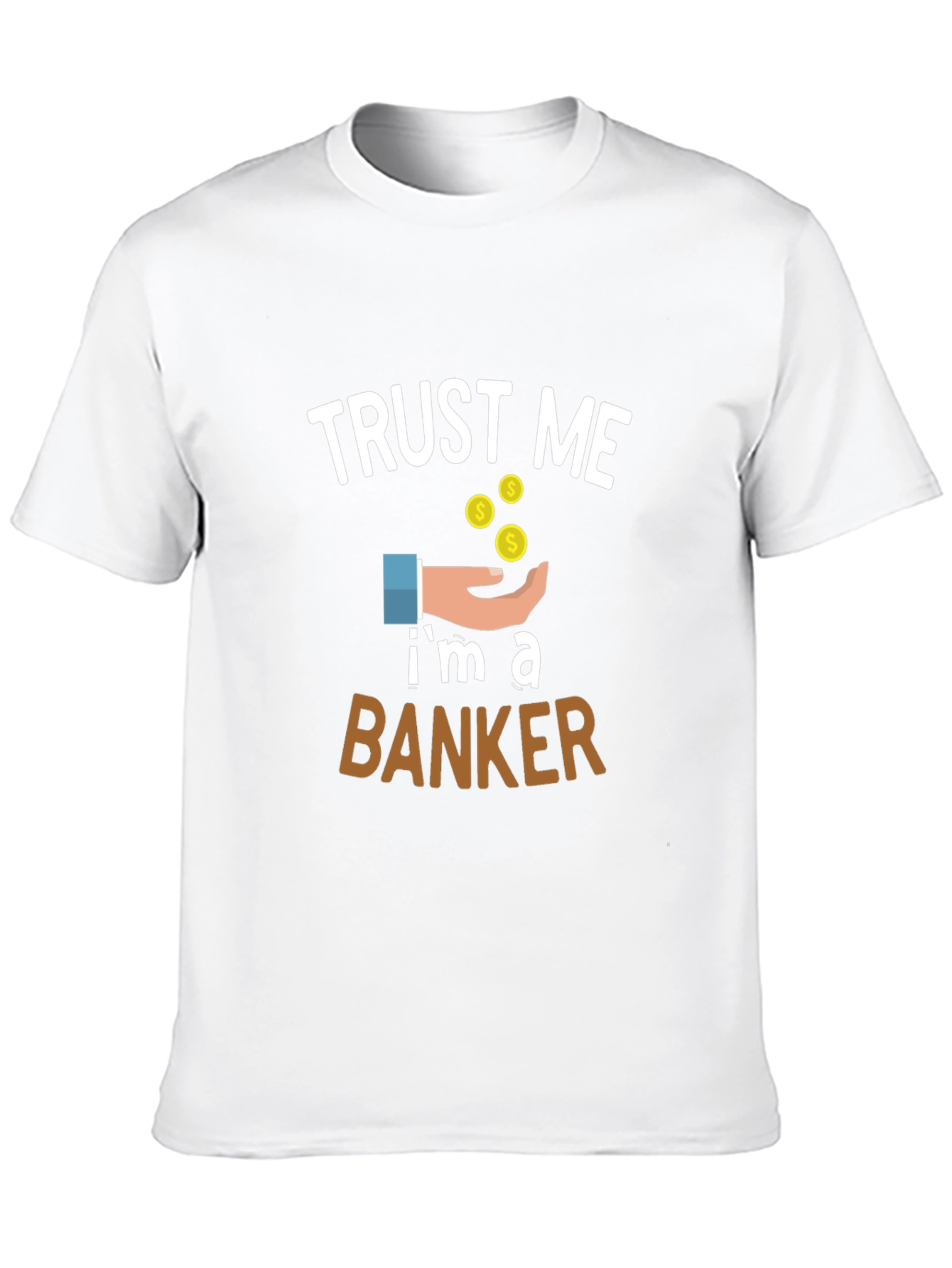 Trust Me Im a Banker Graphic Tee - Black