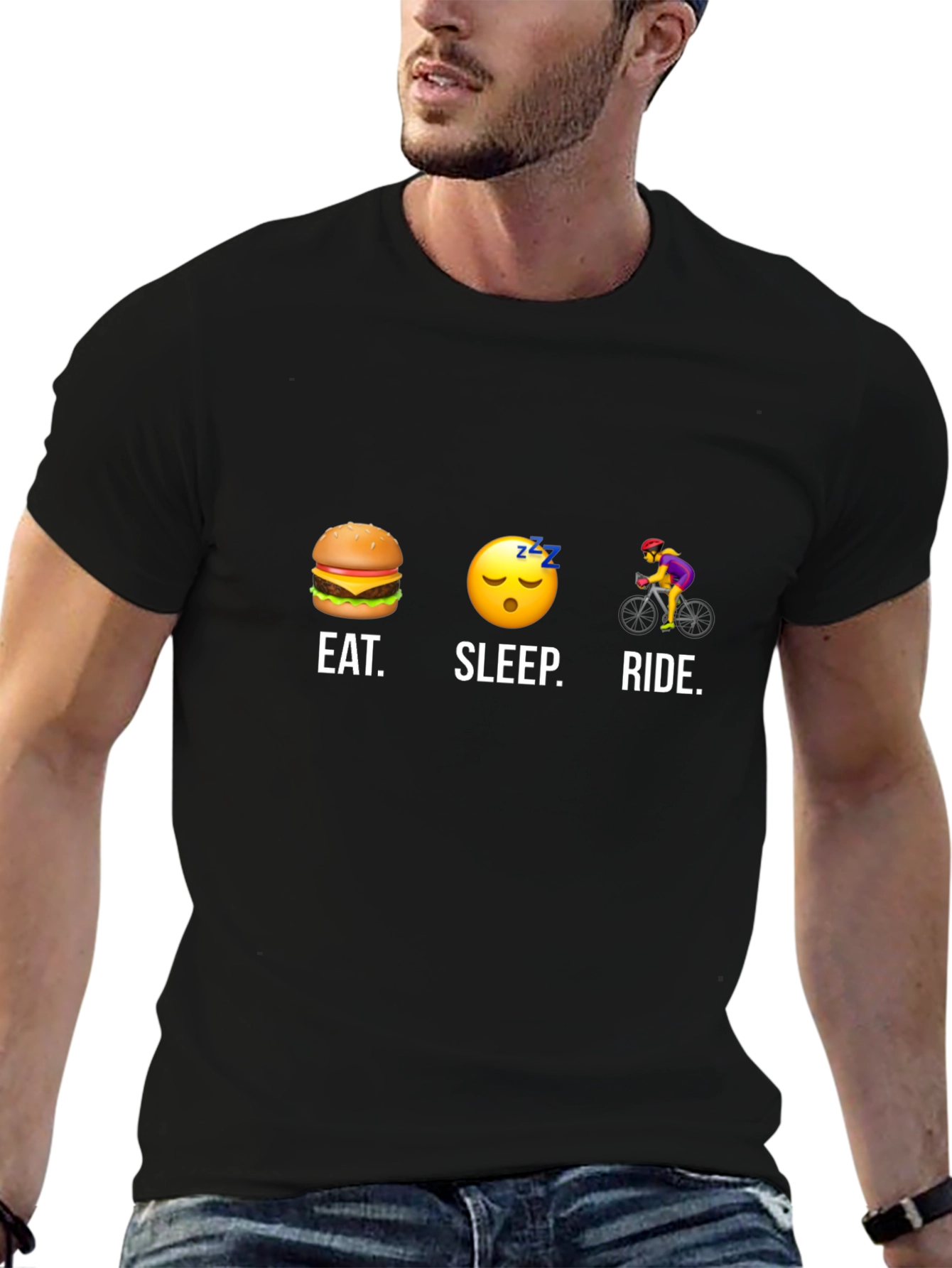 Eat Sleep Ride T-Shirt | Cyclist Tee