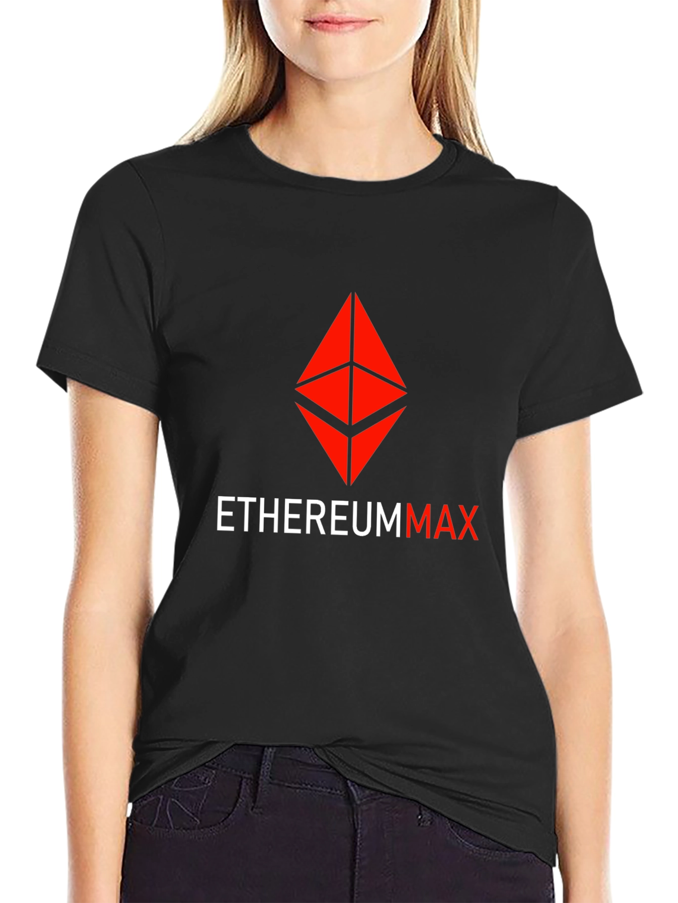 Ethereum Max Black T-Shirt | Crypto Fashion