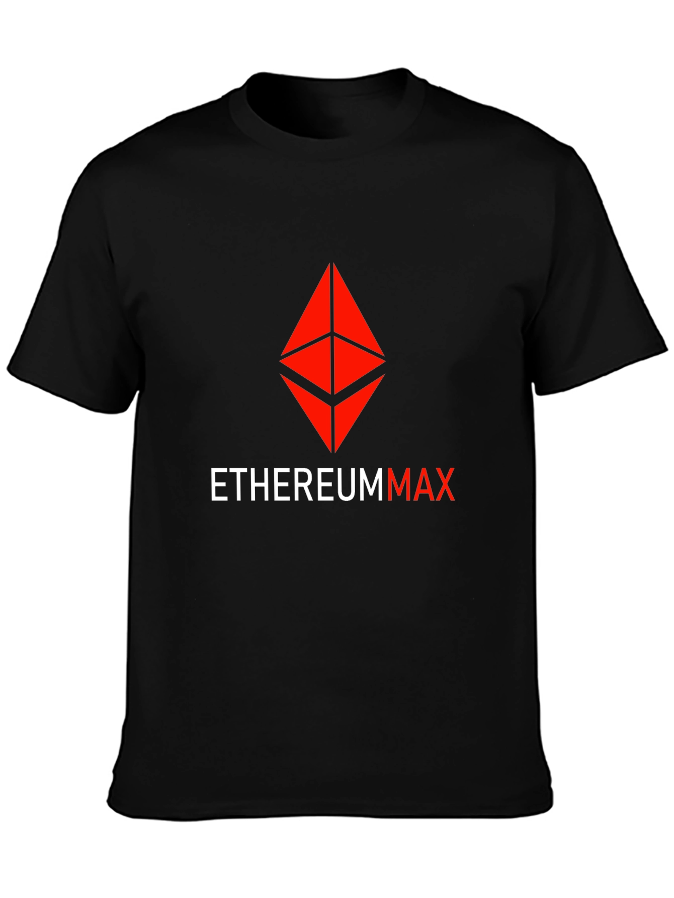 Ethereum Max Black T-Shirt | Crypto Fashion