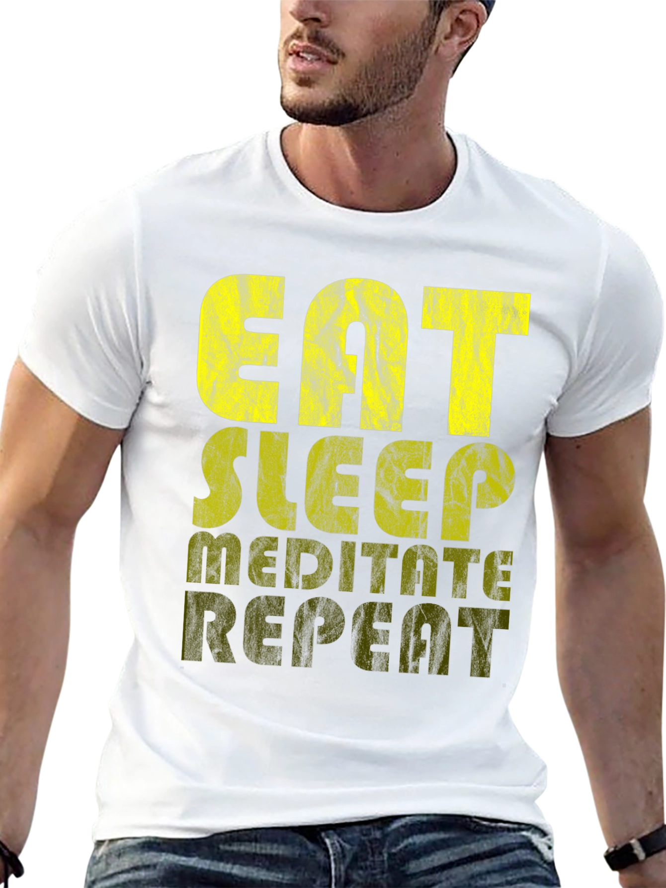 Eat Sleep Meditate Repeat T-Shirt