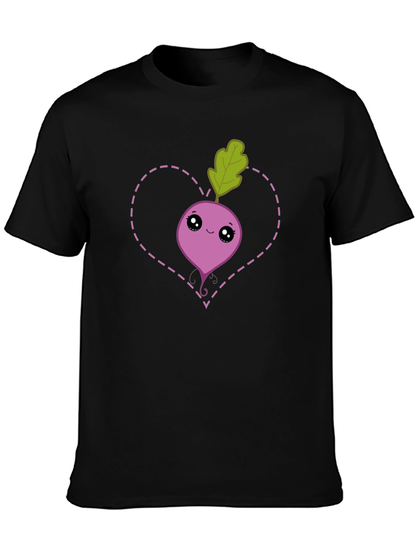 Cute Kawaii Beet Heart T-Shirt