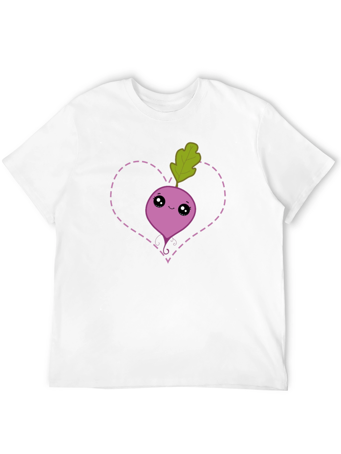 Cute Kawaii Beet Heart T-Shirt