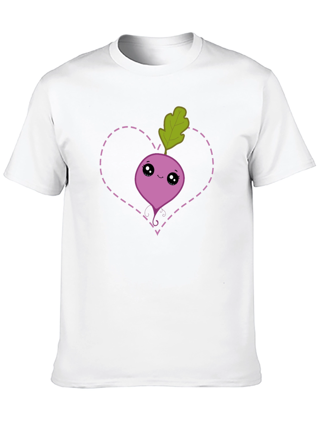 Cute Kawaii Beet Heart T-Shirt