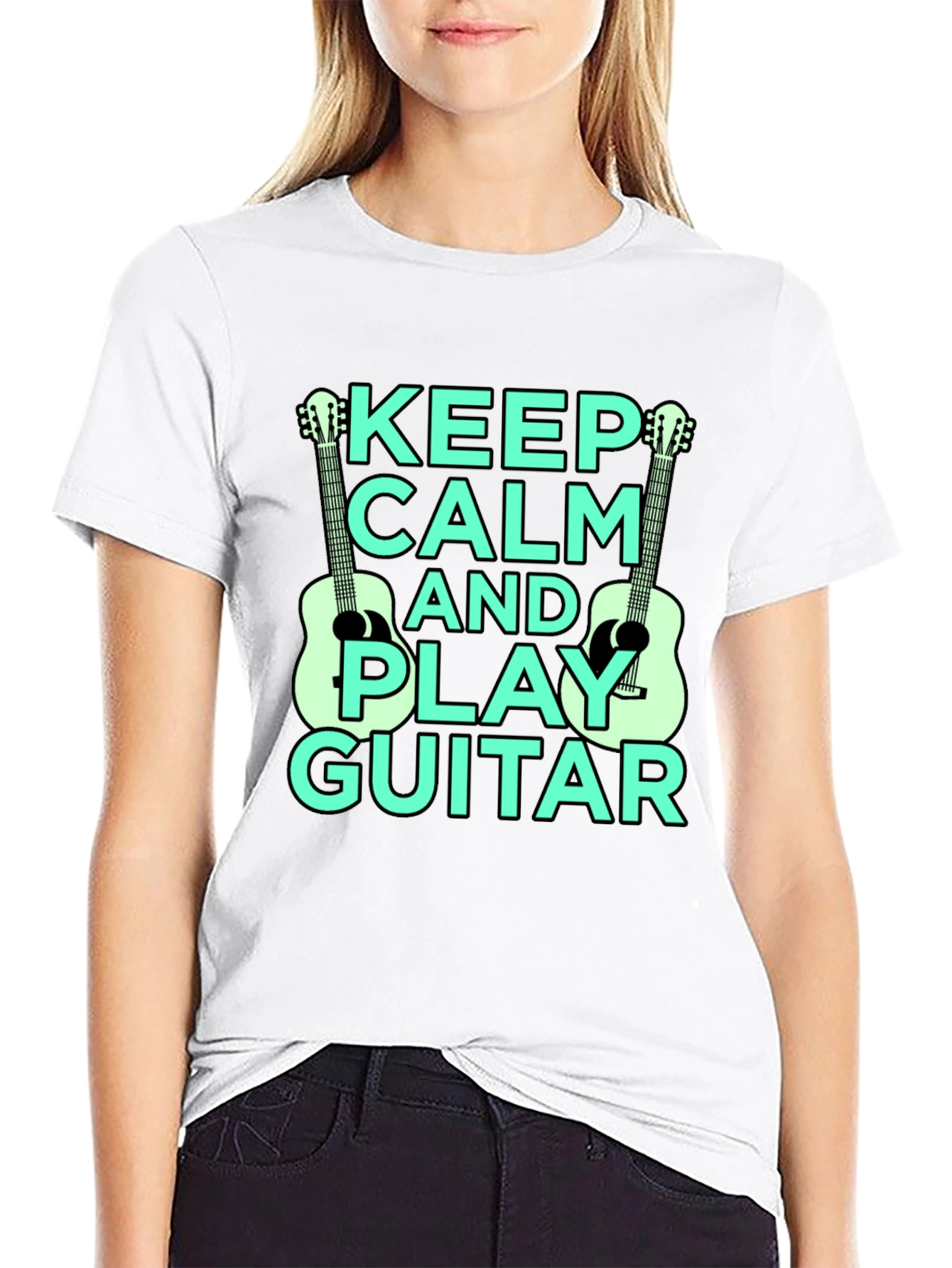 Keep Calm and Play Guitar T-Shirt