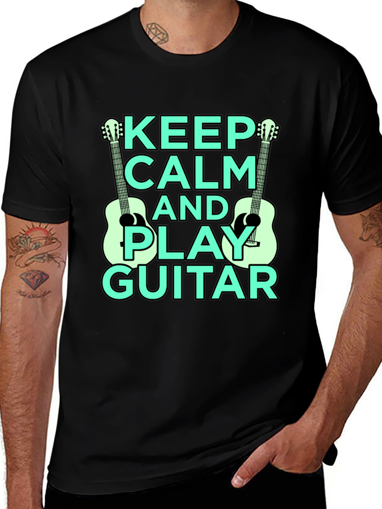Keep Calm and Play Guitar T-Shirt