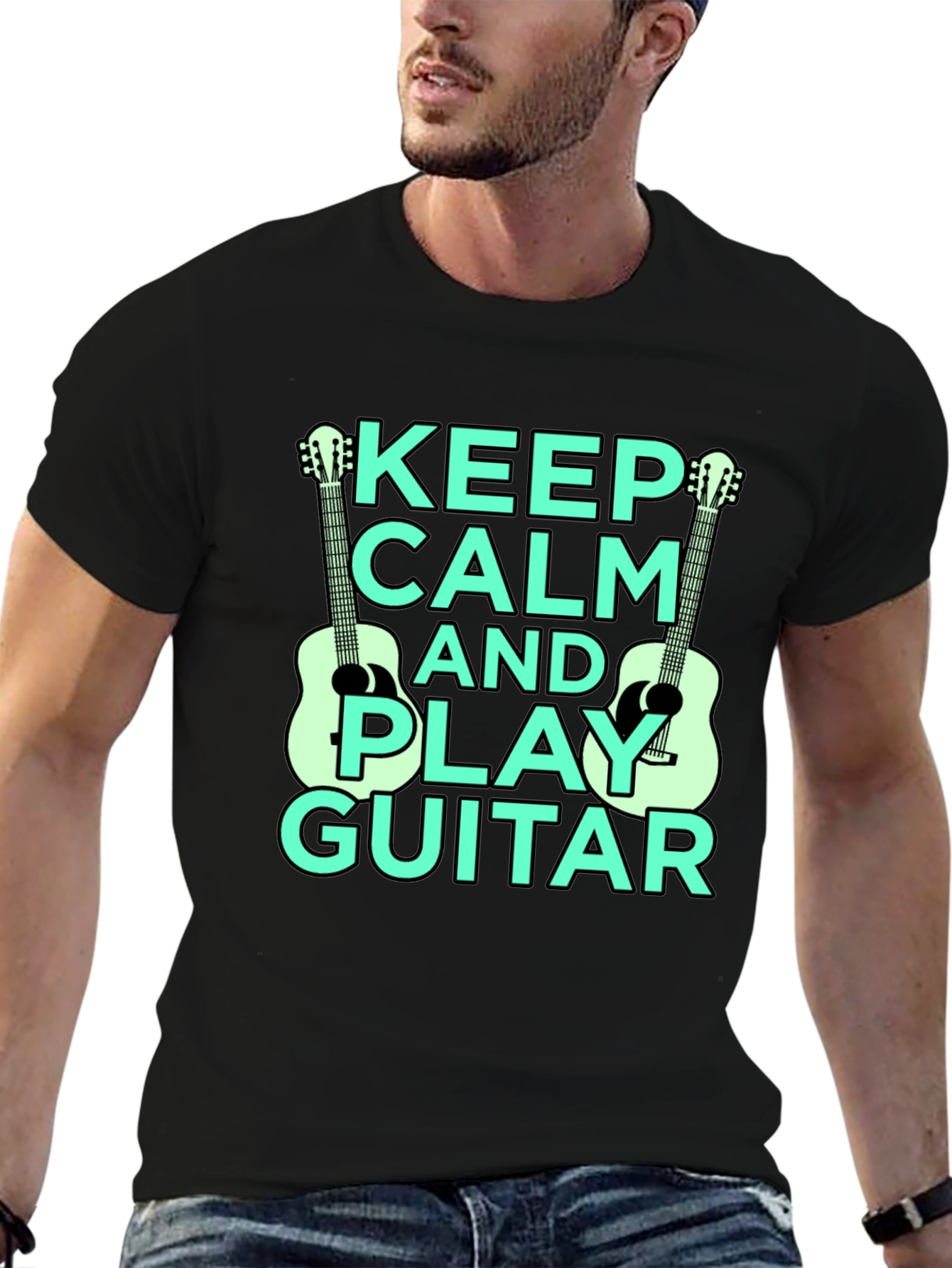 Keep Calm and Play Guitar T-Shirt